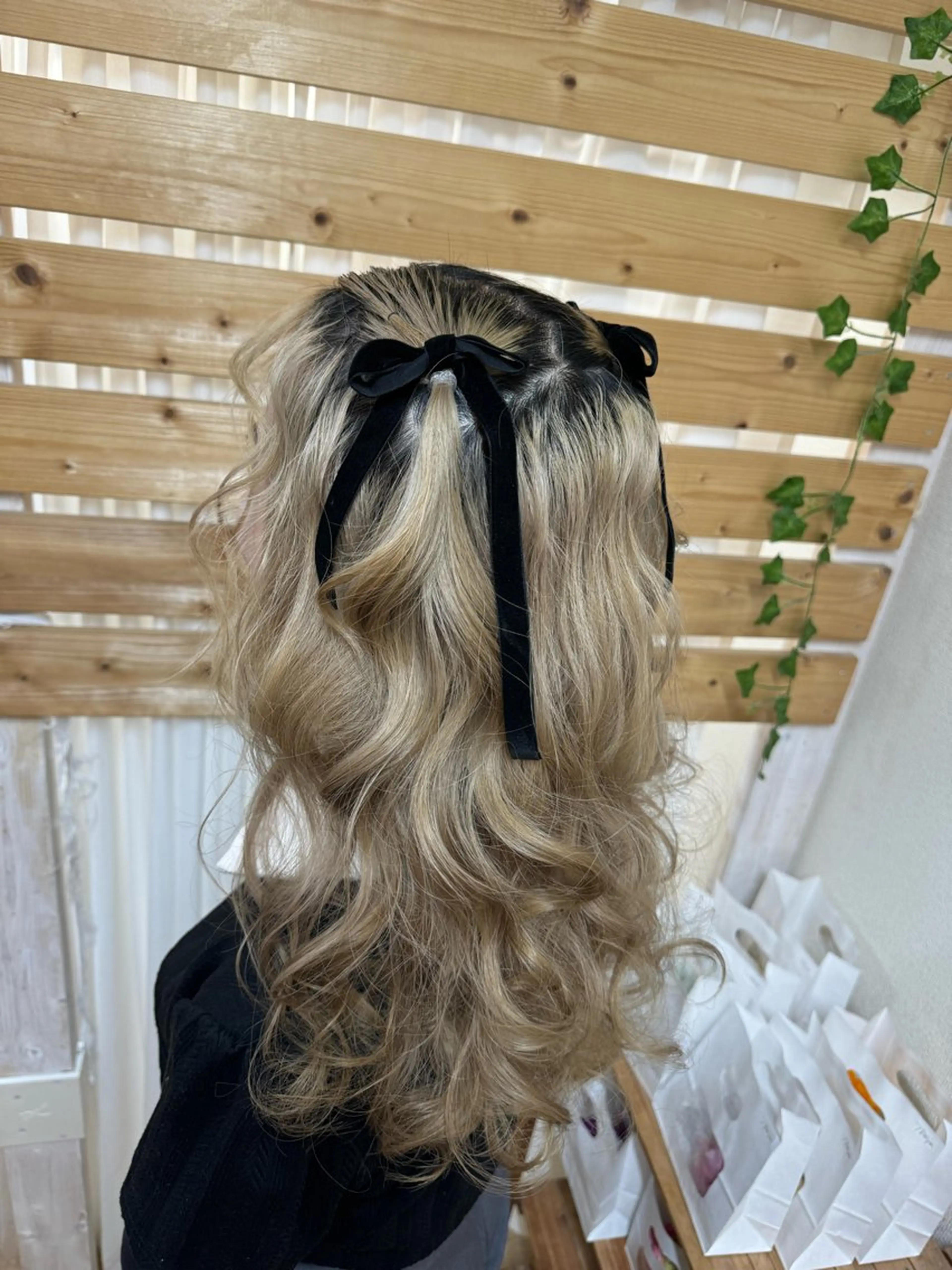 セミロング ヘアアレンジ ヘアセット Hair set&Spa Roquat Salon【 ヘアセット ＆ スパ ロカットサロン】所属・ヘアメイク専門/花嫁 ♡⃛Anri♡⃛のヘアスタイル
