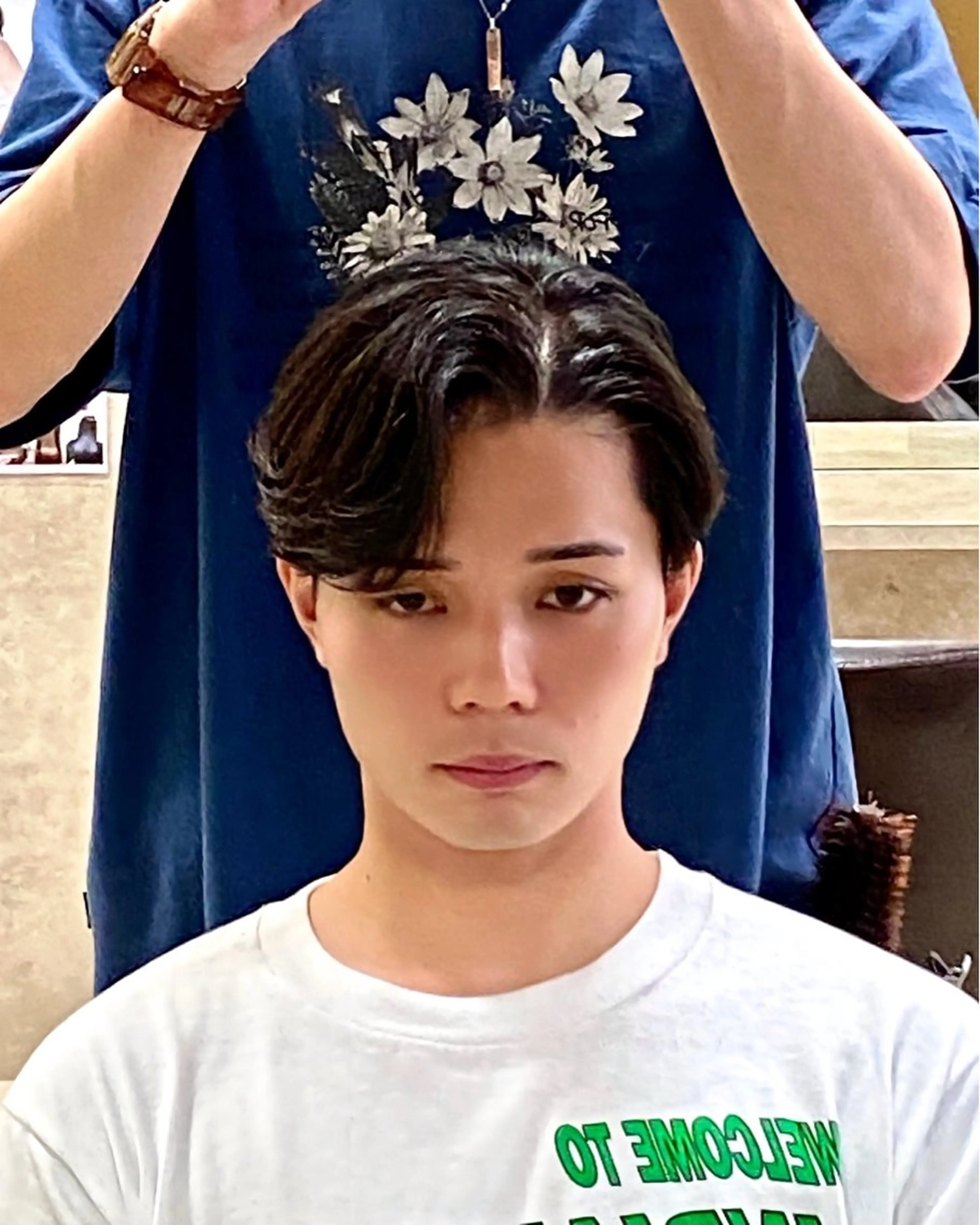 パーマ メンズ メンズ韓国風 メンズパーマ MAZE梅田所属・韓国メンズヘア関戸 和輝🇰🇷のヘアスタイル