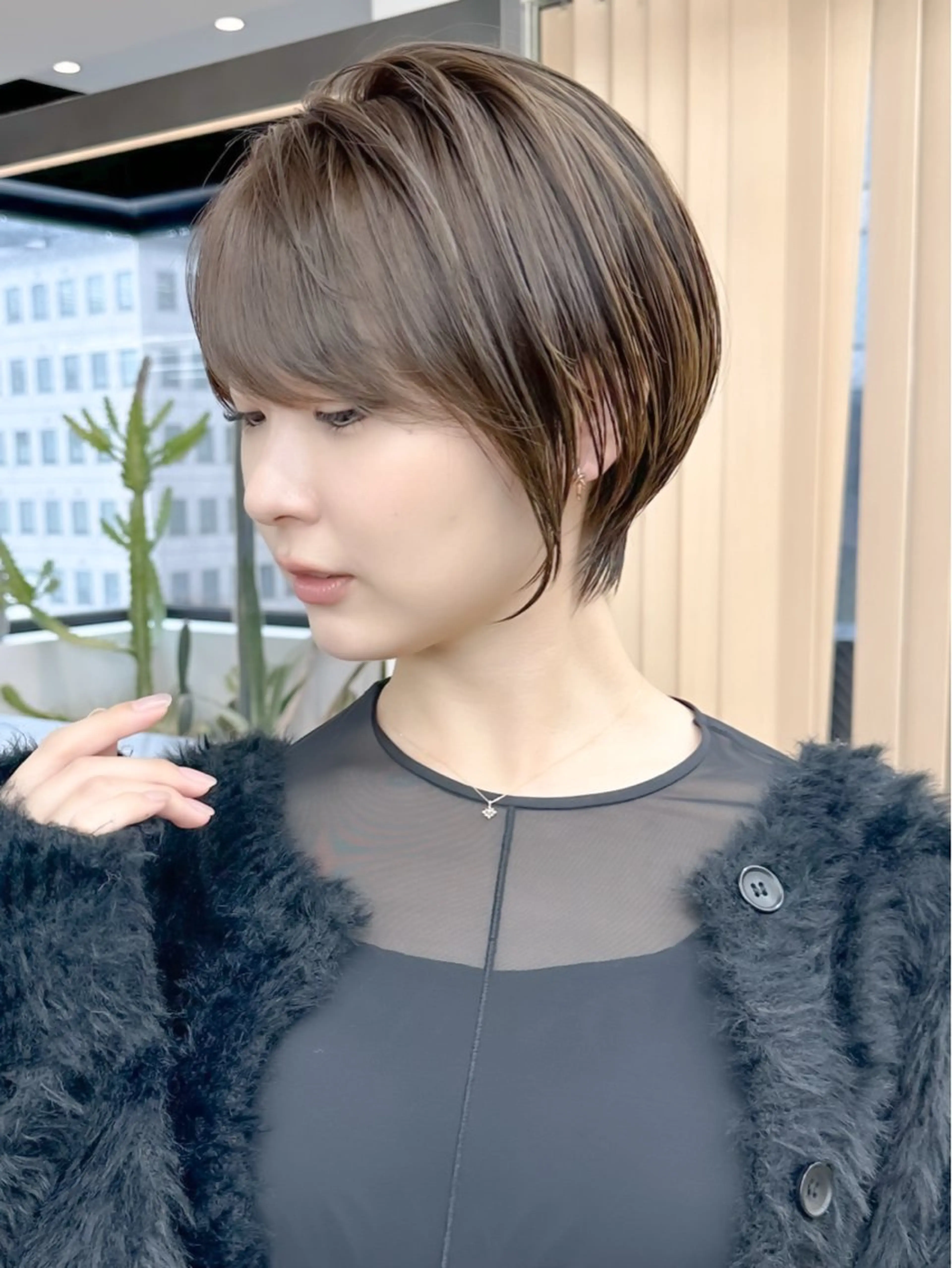ショート Lond ciel所属・ショート🩵/パーマ 🇰🇷/月音のヘアスタイル