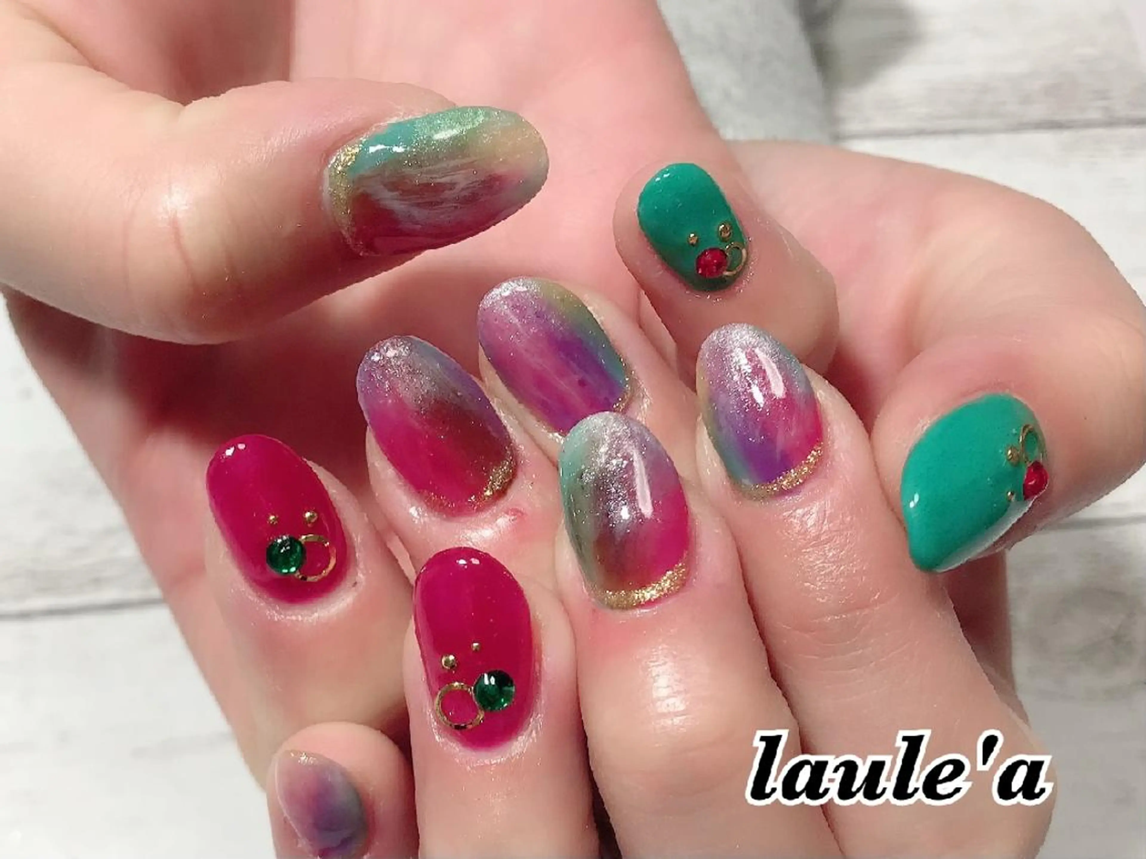 ネイル ハンドネイル Rグループ felizのネイルデザイン