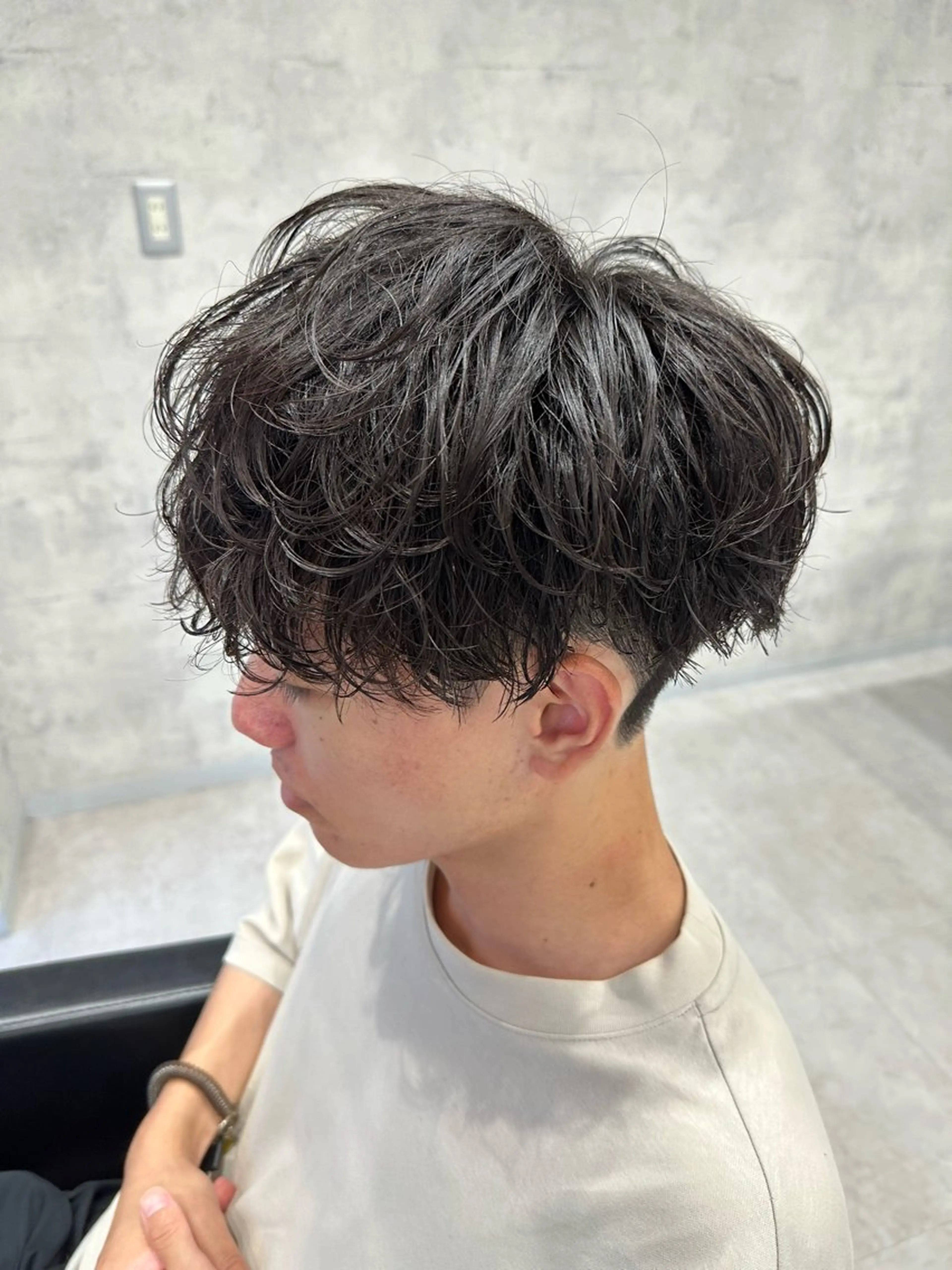 ショート パーマ メンズ メンズパーマ カット パーマ 「パーマ指名No1 🥇」小日向悠のヘアスタイル