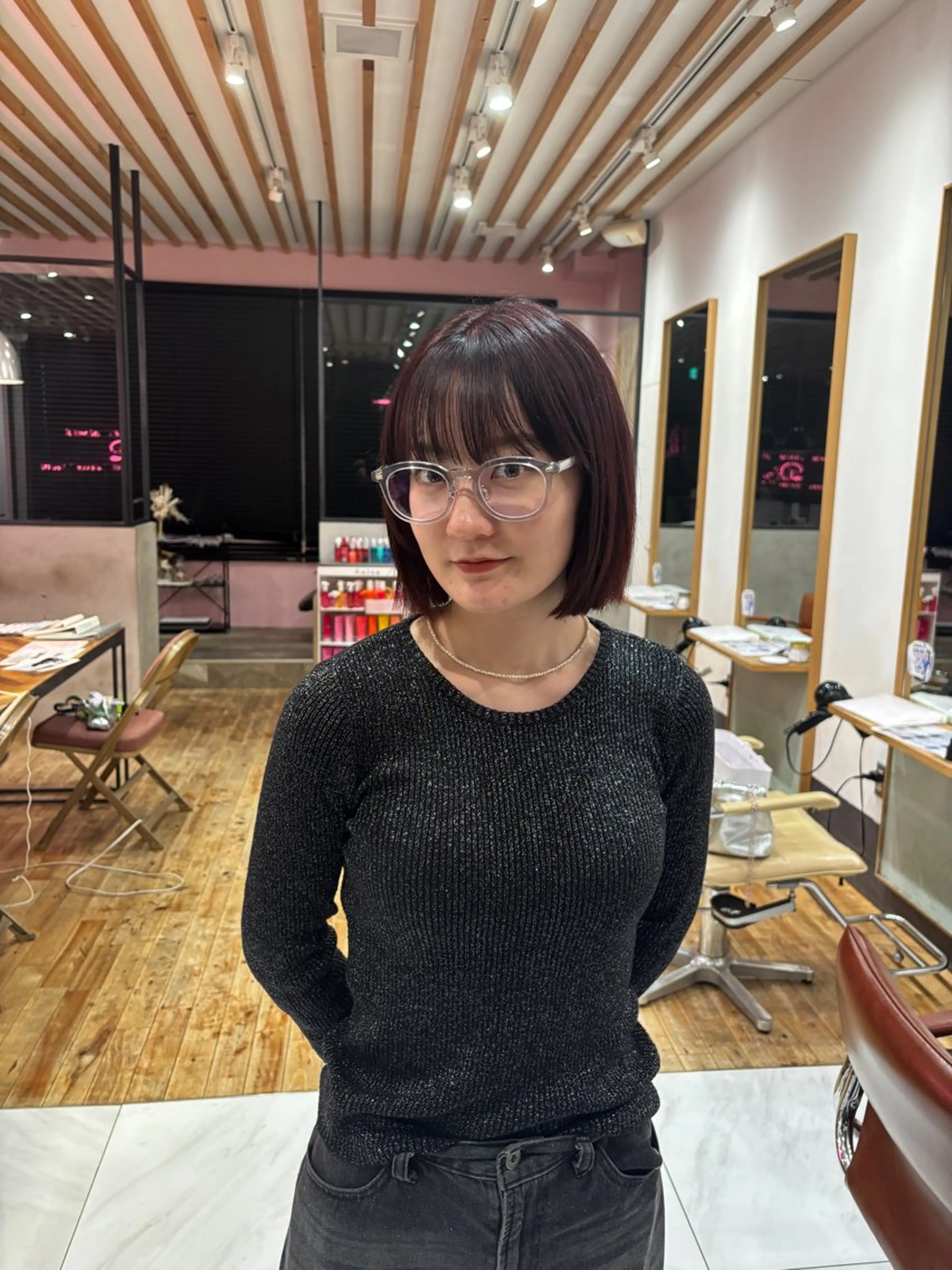 カラー ヘアカラー ️🩵RINKA/ ハイトーンカラー🩵のヘアスタイル
