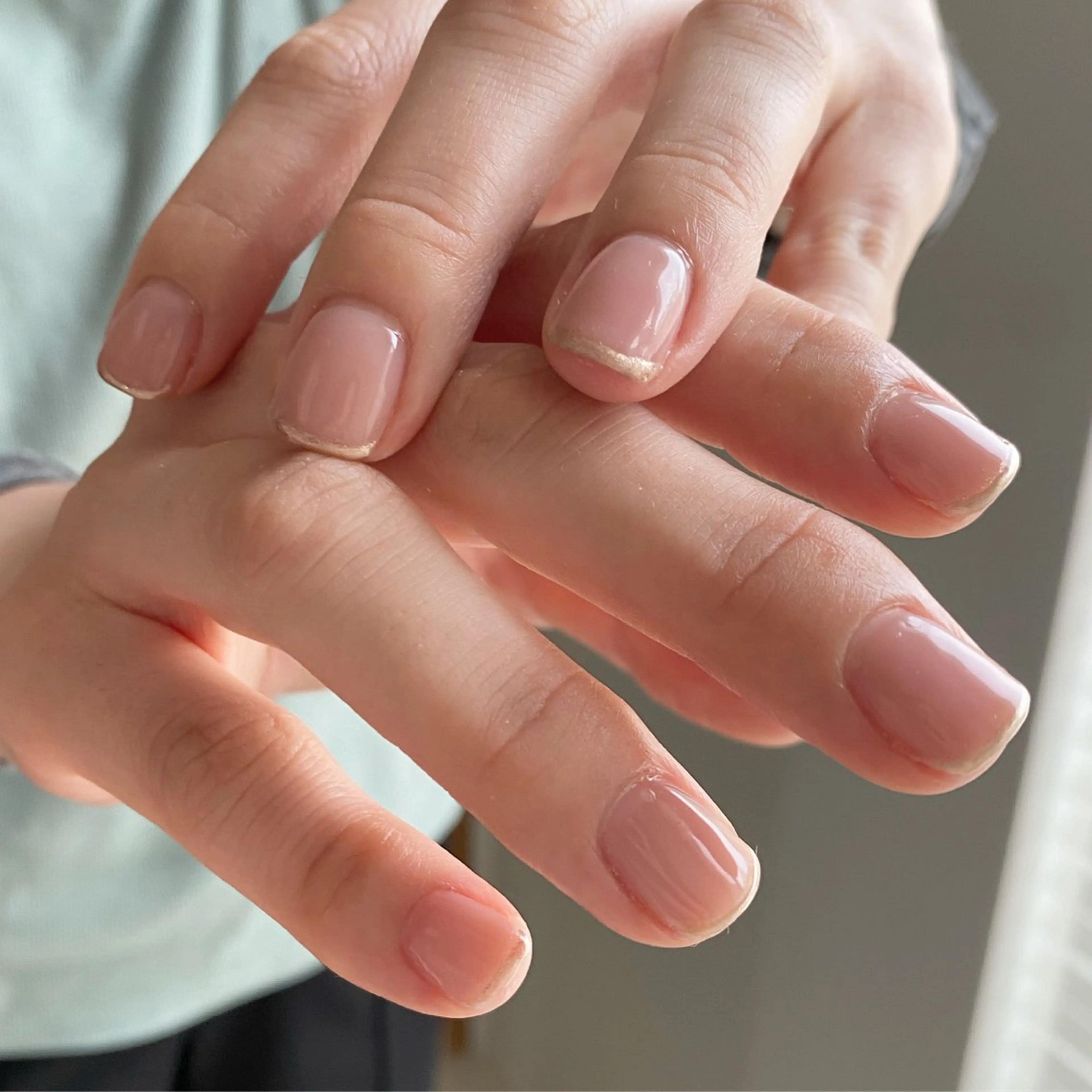 ネイル フレンチネイル ミラーネイル nook megumiのネイルデザイン