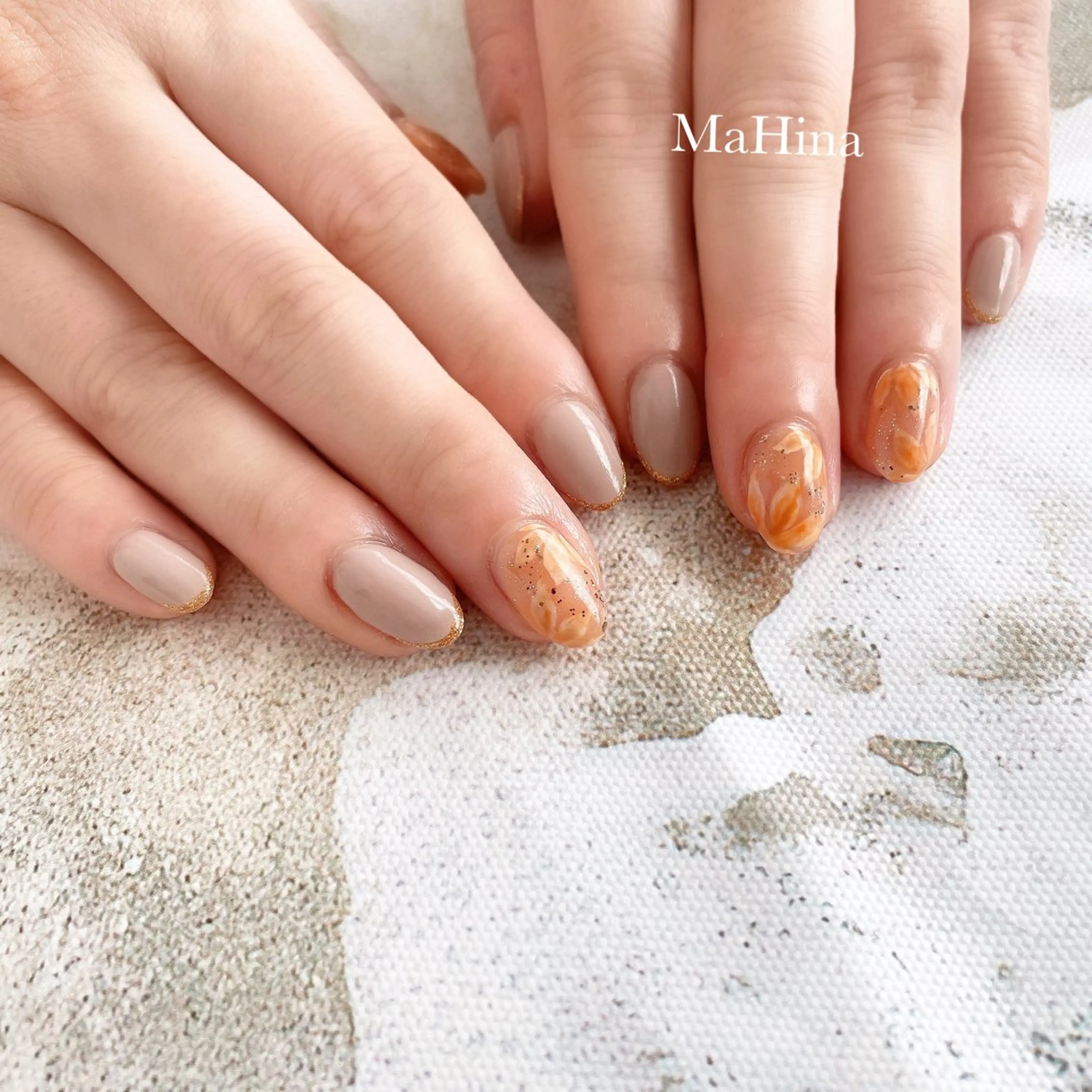 ネイル 冬ネイル ハンドネイル Healing Salon...MaHina(マヒナ)所属・MaHina🌙 salonのネイルデザイン