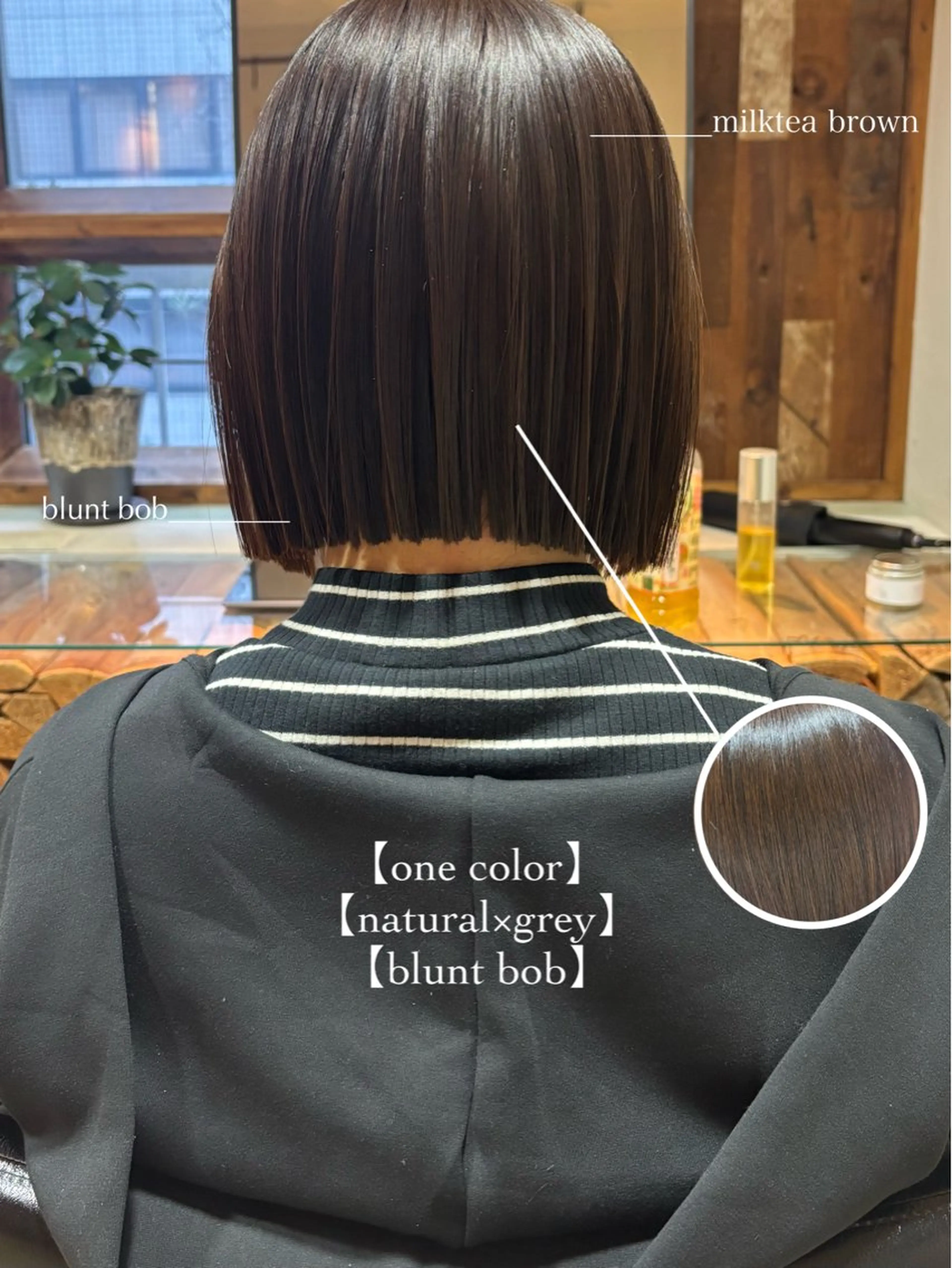 ミディアム カラー カット ヘアカラー ⌇透明感color 🌺ᴍᴇɢᴜᴍɪ ⌇のヘアスタイル