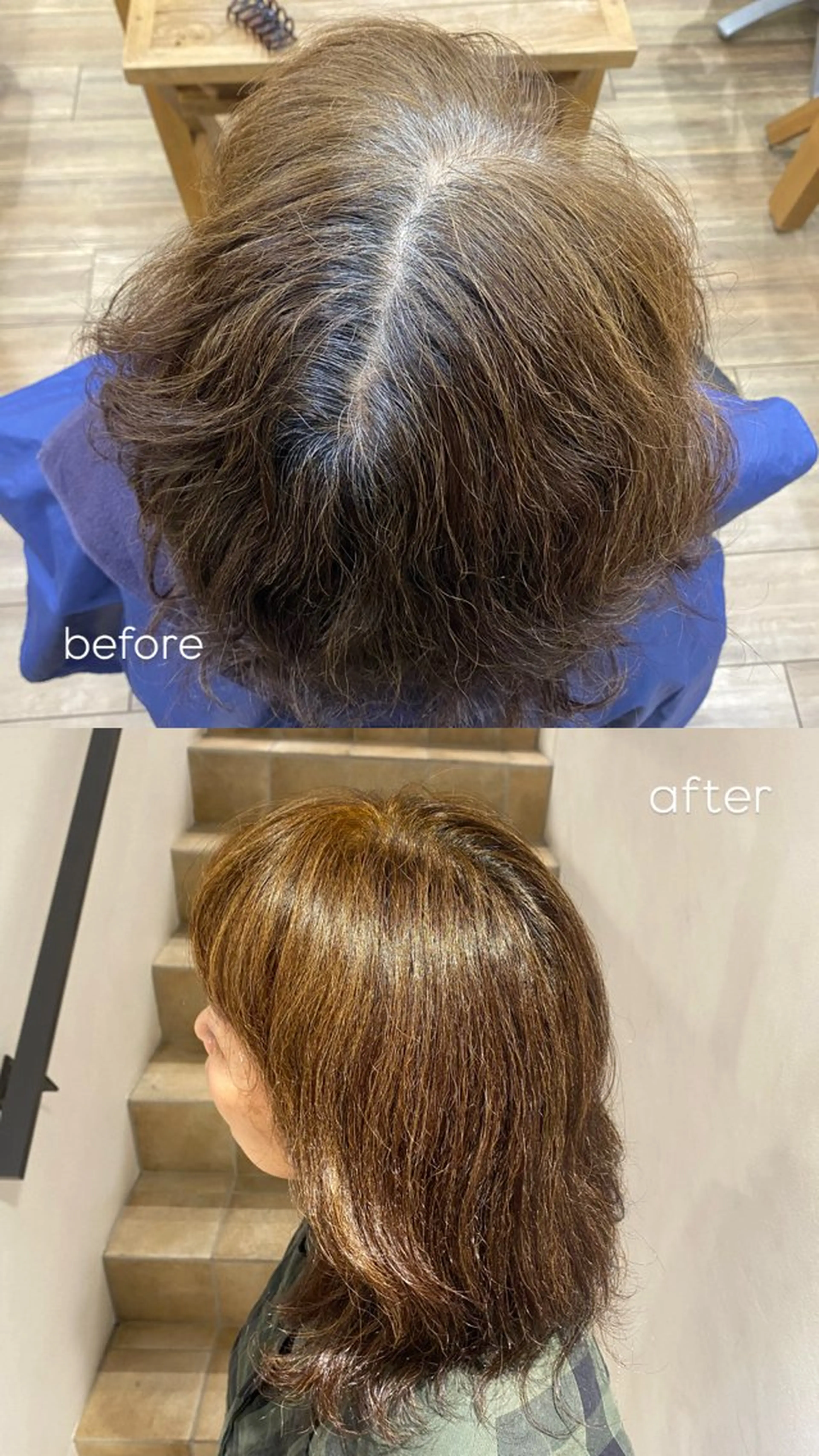 レディース限定　頭皮敏感な方おすすめ！ヘアマニキュア（白髪染め）🎀の写真