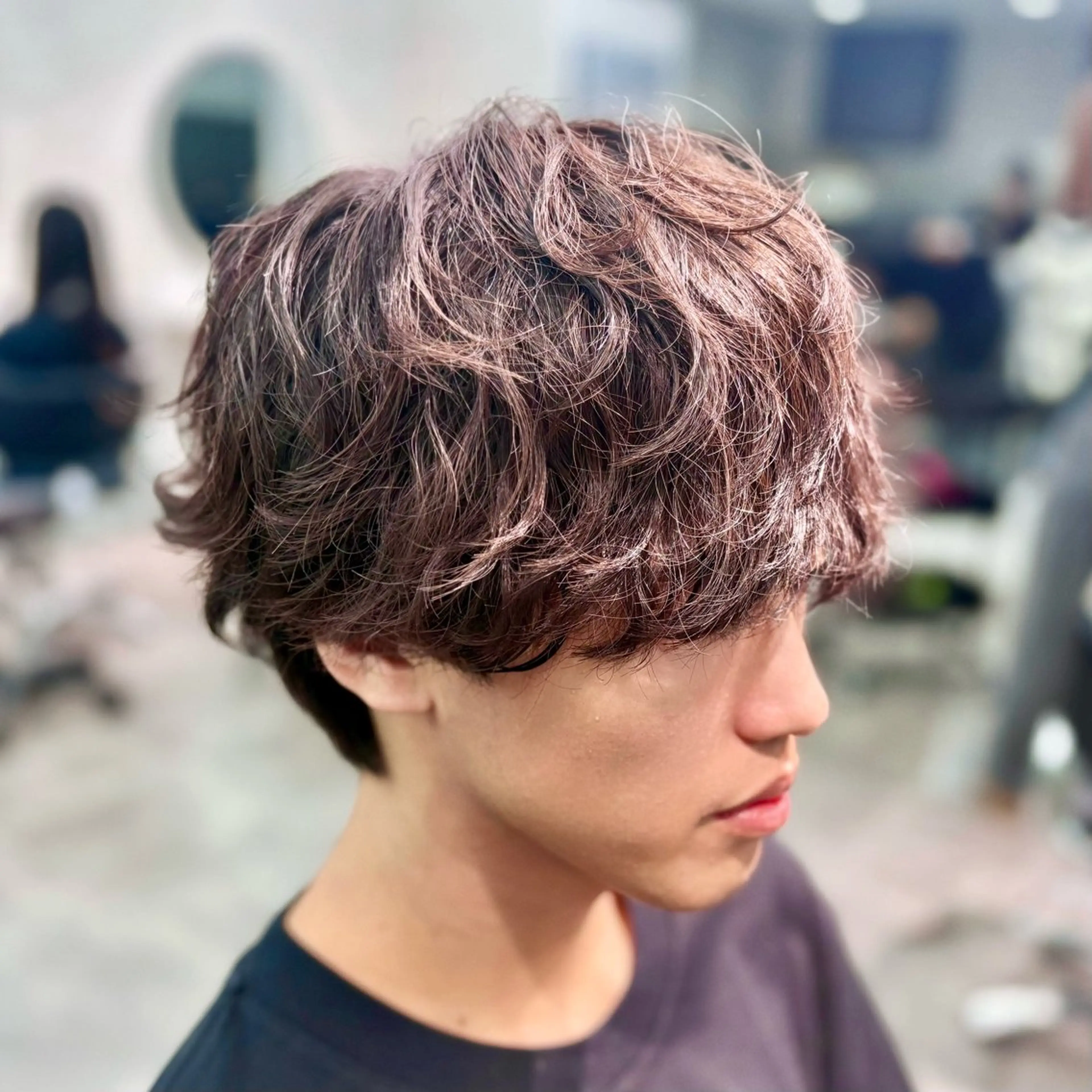カット＋波巻きパーマの写真