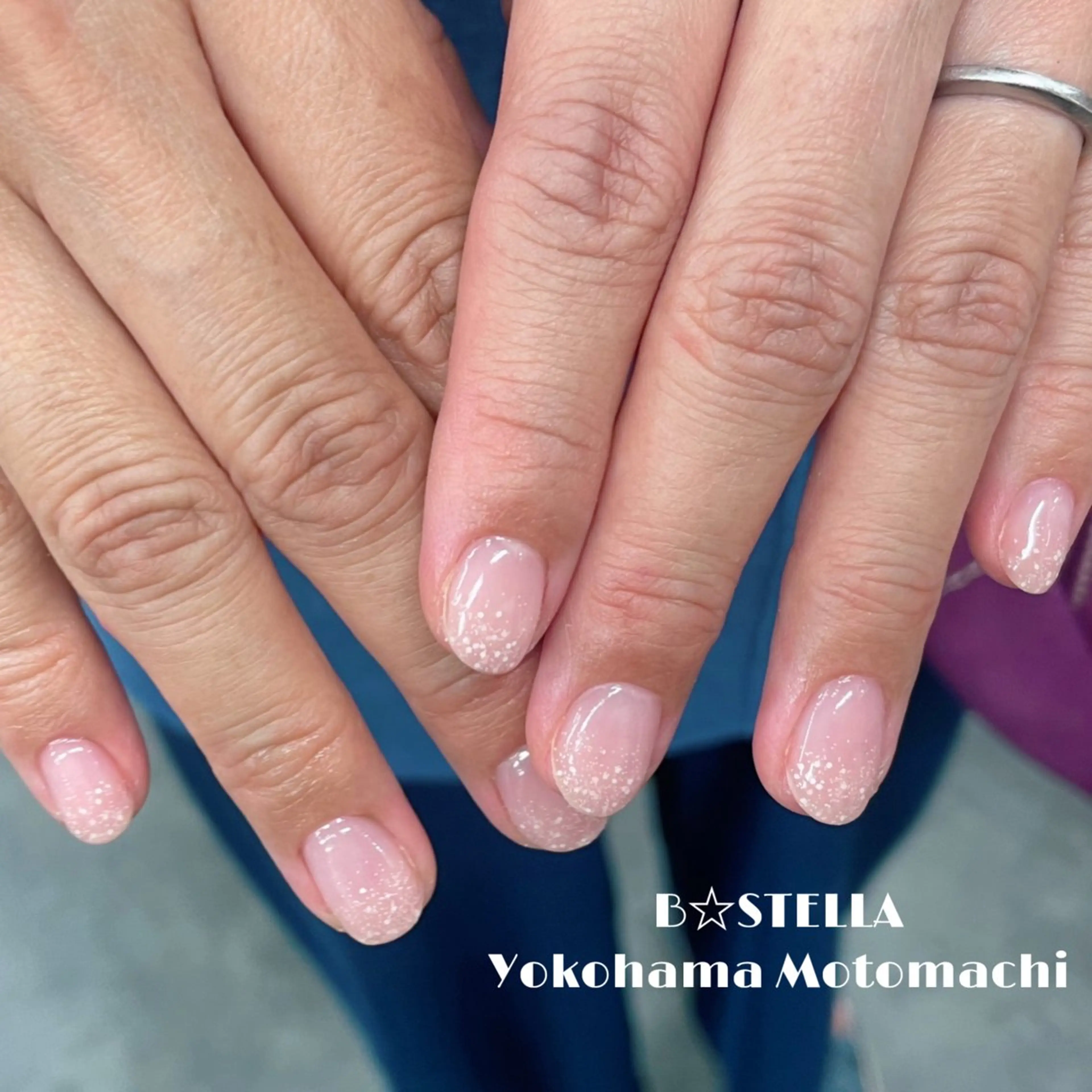 ネイル グラデーション ピンク B☆STELLA KUWABARAのネイルデザイン