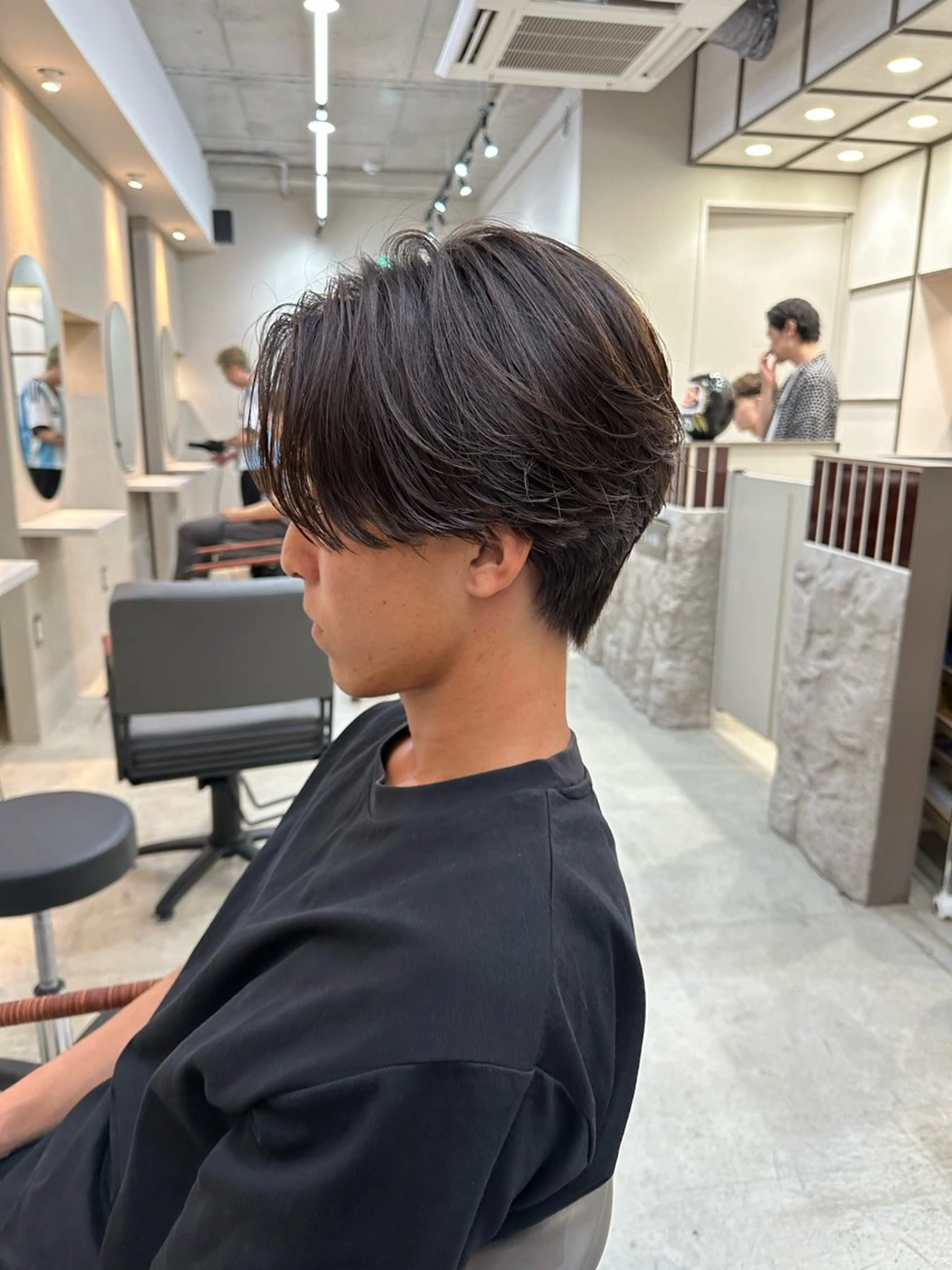 ショート パーマ カット パーマ 木下 健心のヘアスタイル