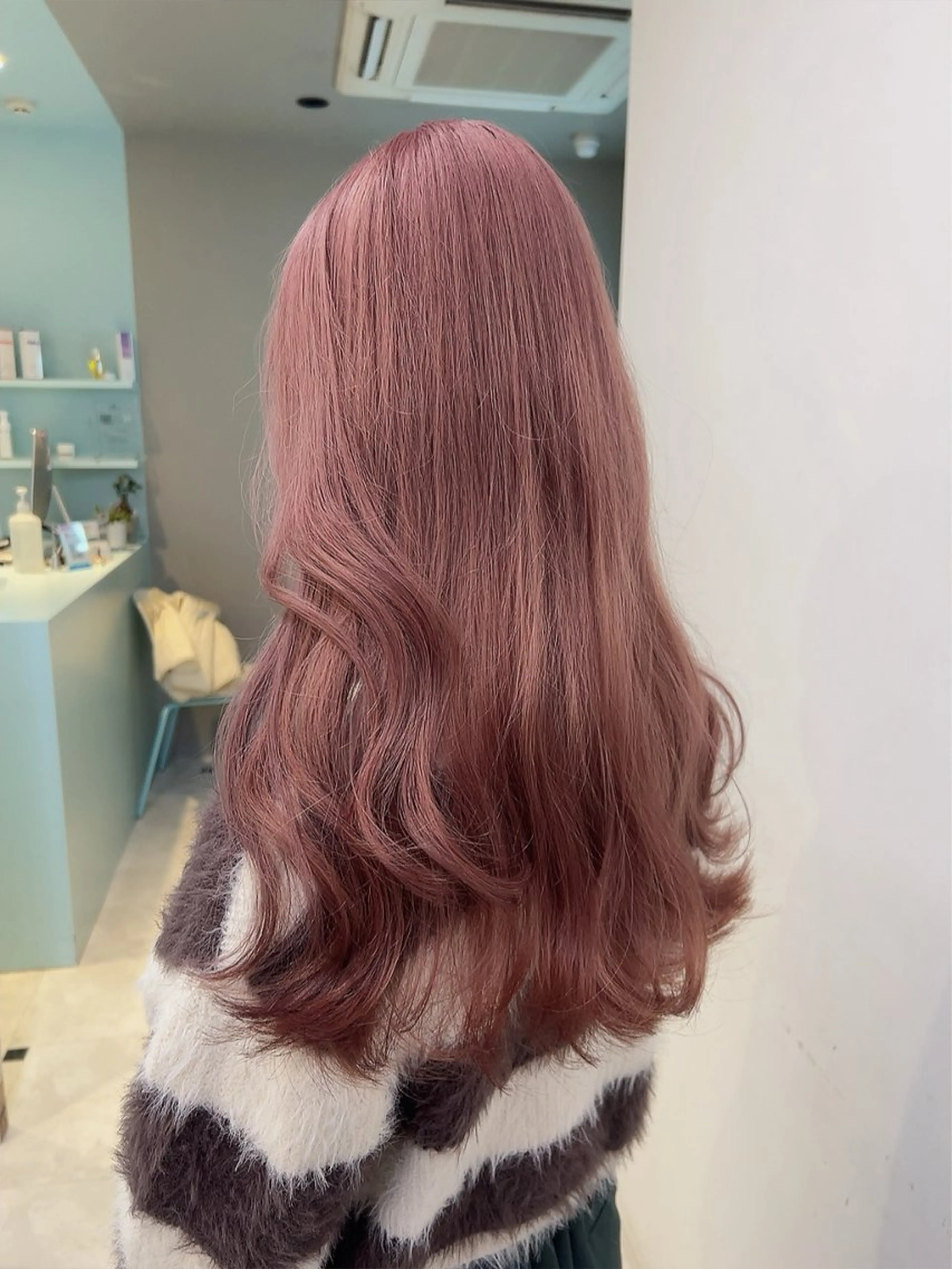 ロング カラー ヘアカラー トリートメント ヘッドスパ 🥞ベージュ系カラー 【すずきりほ】🥞のヘアスタイル