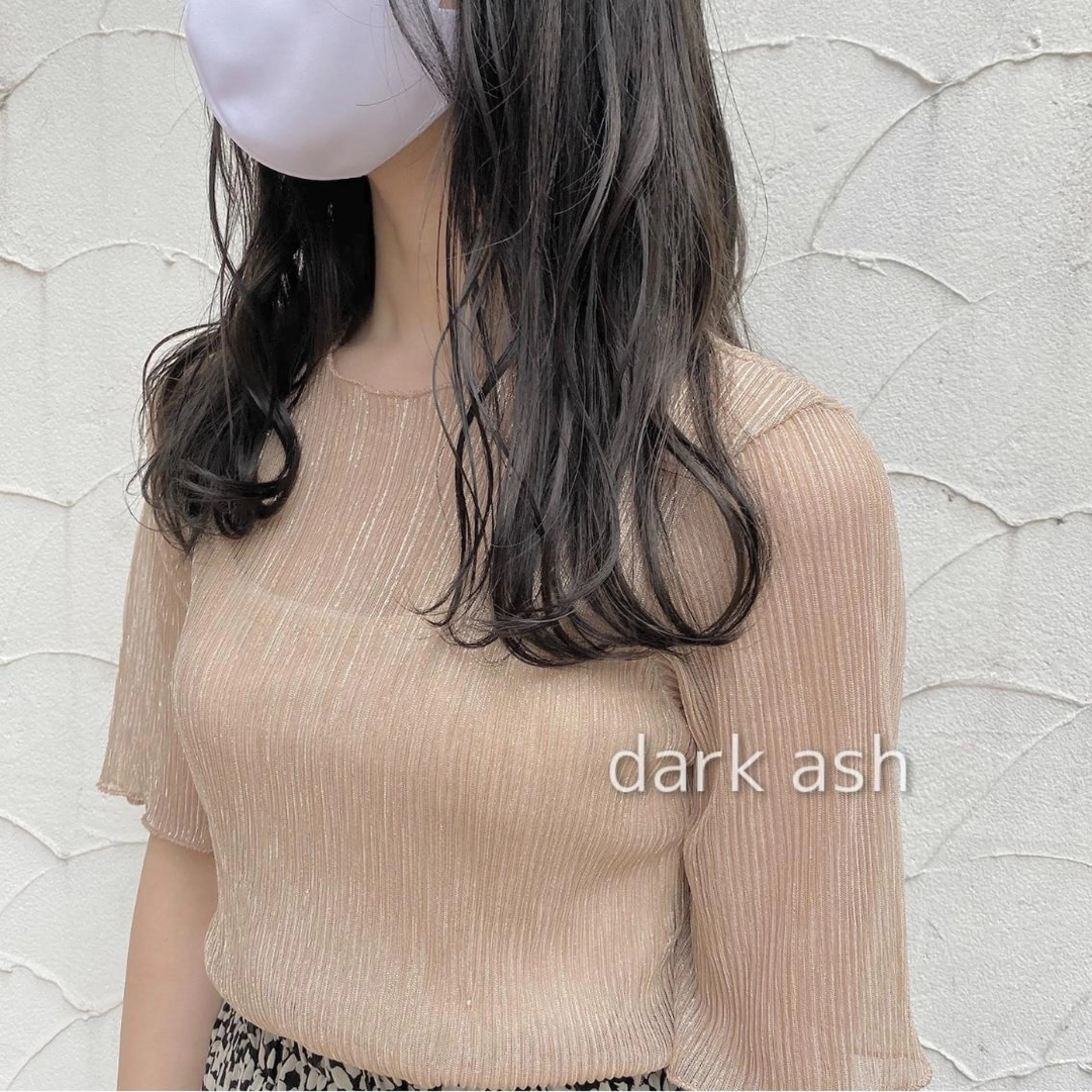 セミロング カラー CLUTCH天王寺 西藤遥河のヘアスタイル