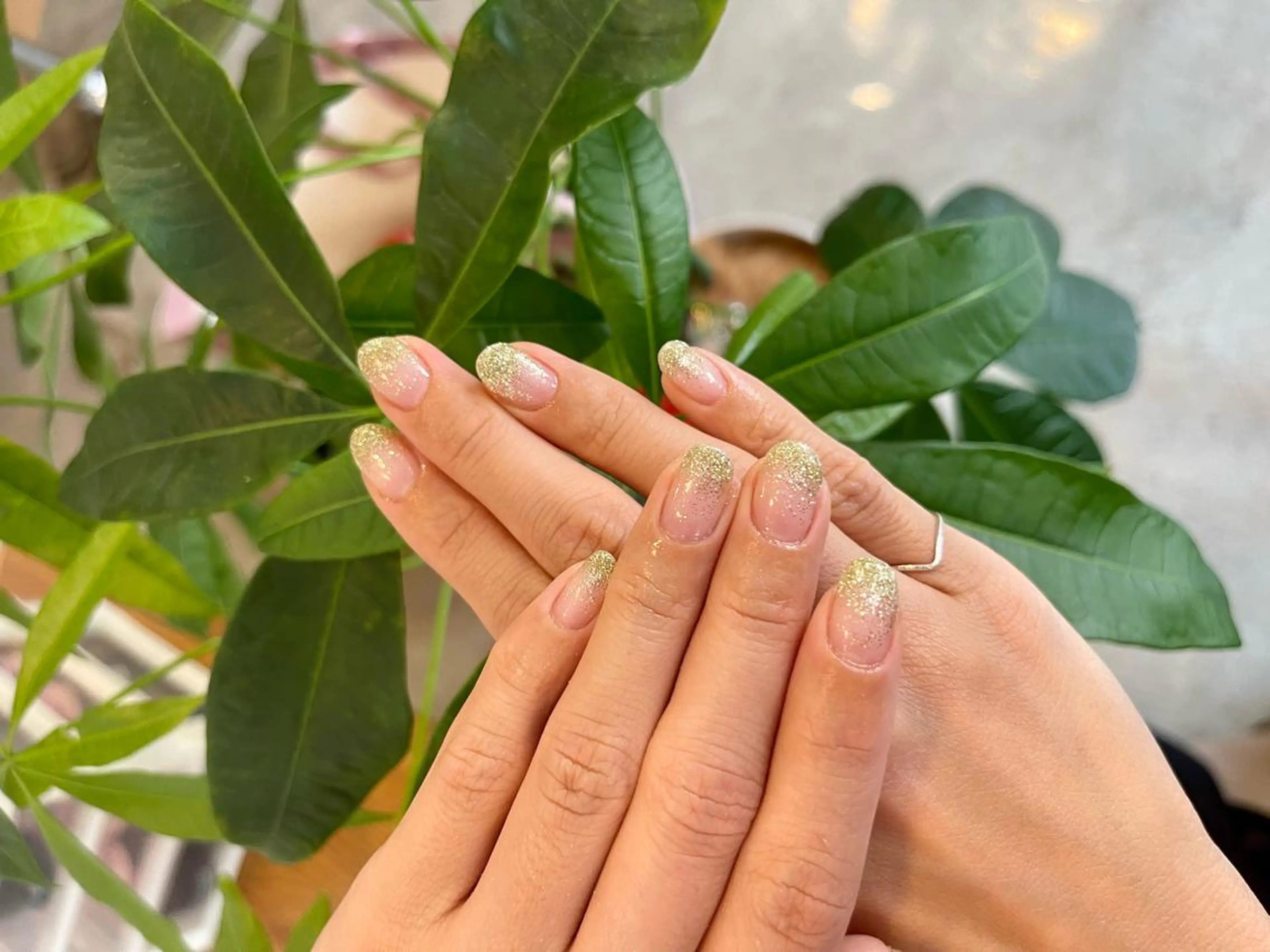 ネイル ラメ(グリッター) ラメグラデーション J ♡nailのネイルデザイン