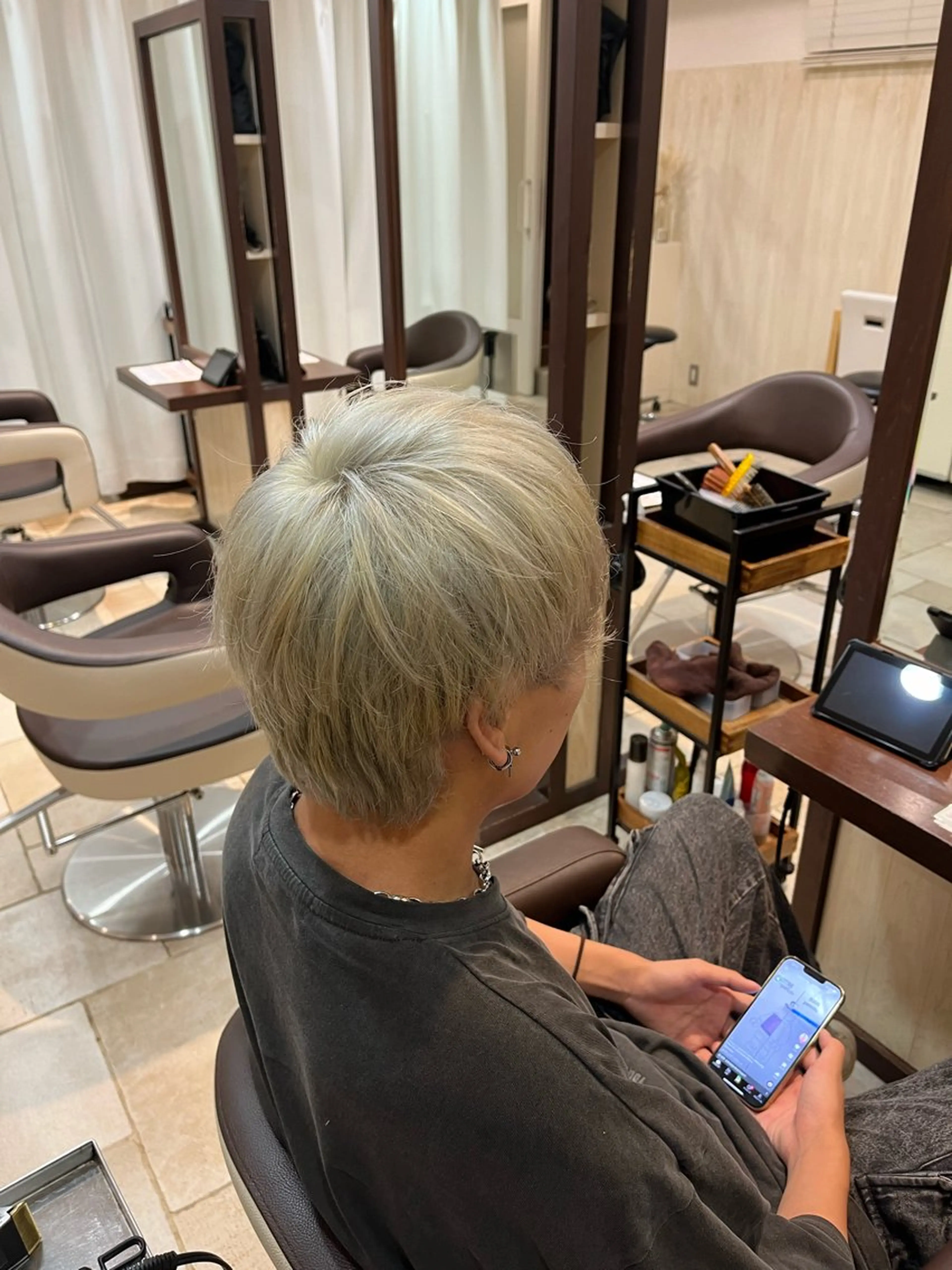 カラー メンズ ヘアカラー 大人透明感艶カラー 寺田稜のヘアスタイル