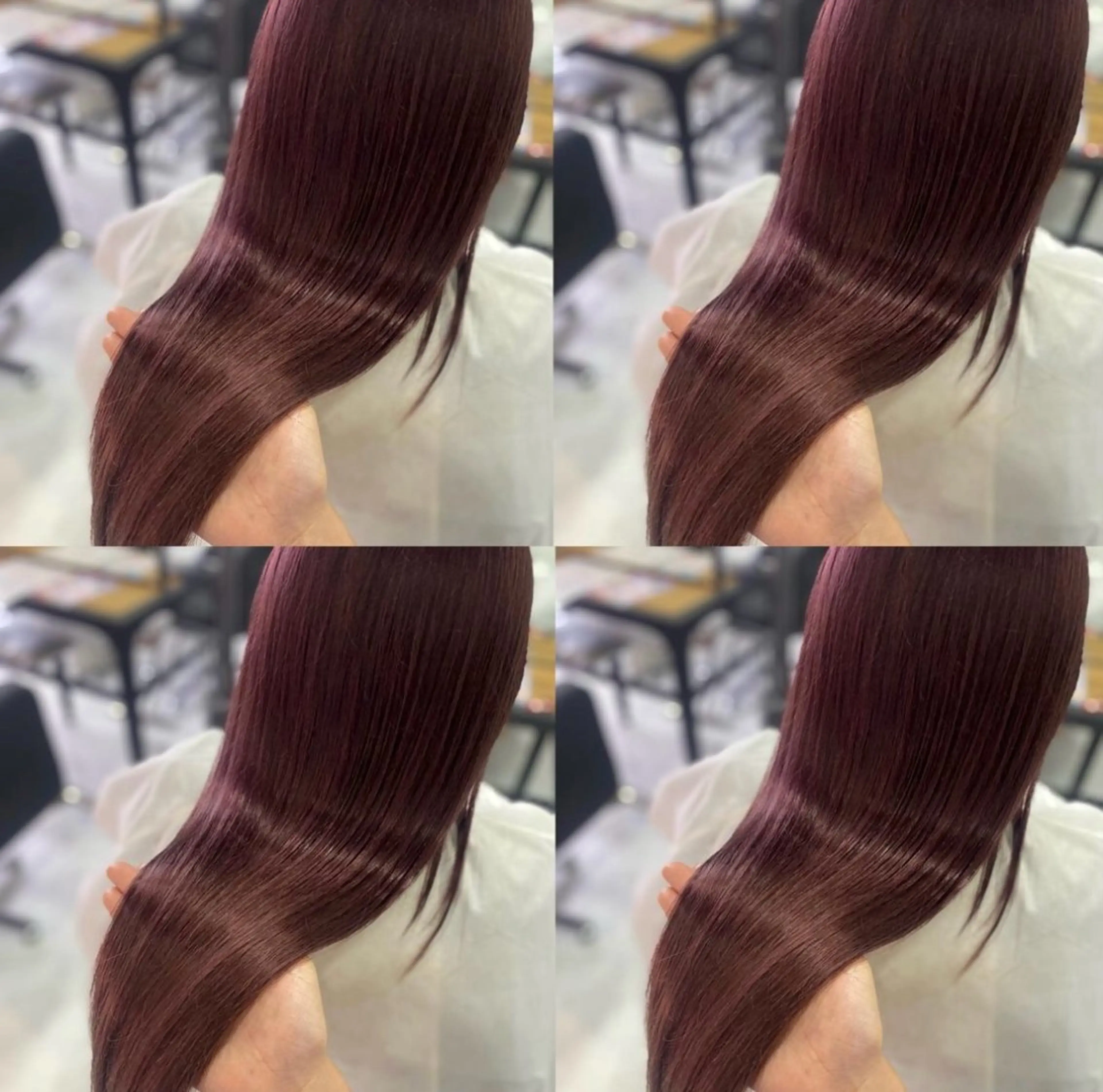 🔹前髪顔周りカット➕ブリーチなしケアダブルカラー➕クイックメテオトリートメント【髪質改善/艶髪/美髪/韓国ヘア】の写真