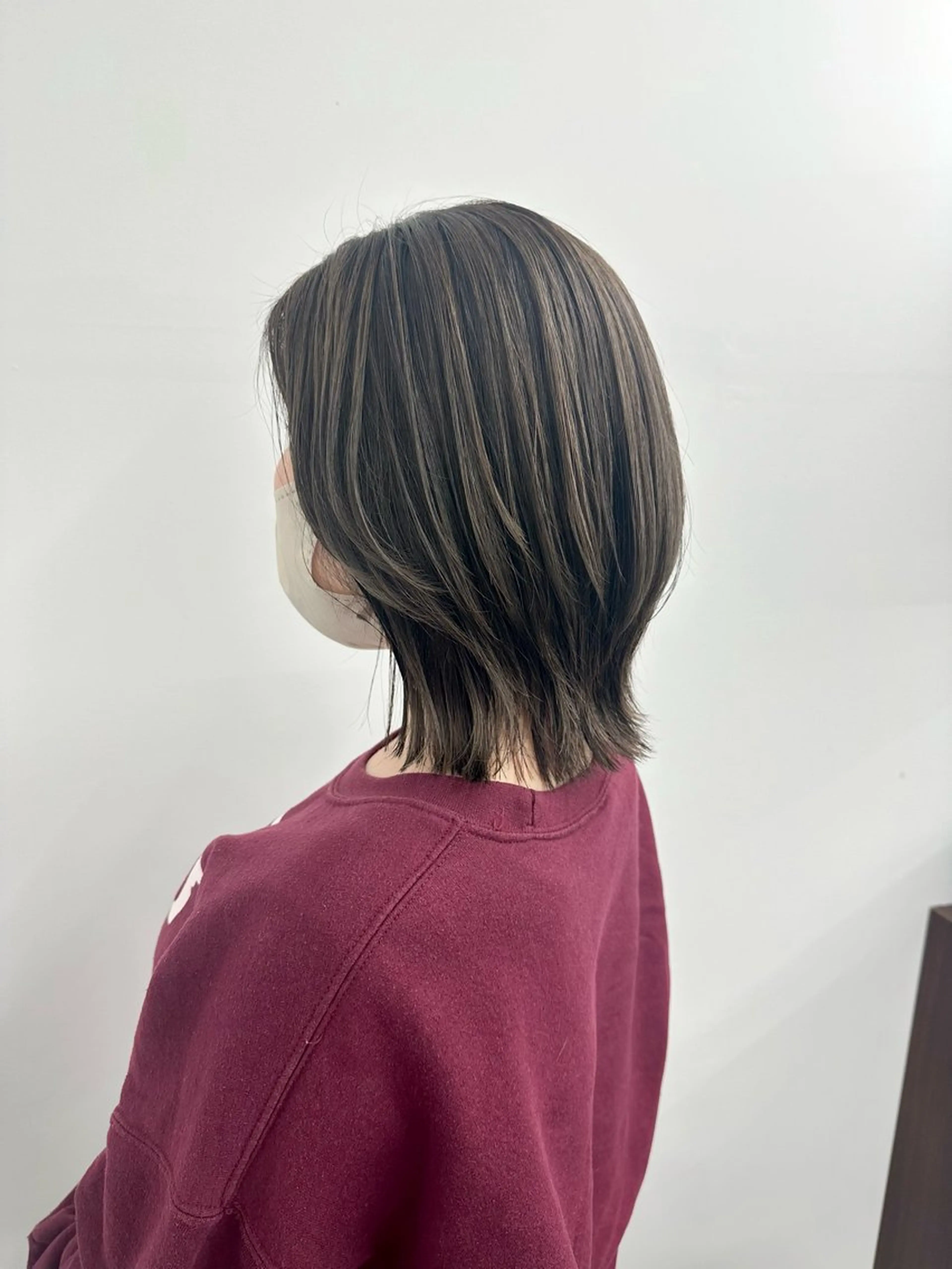 ミディアム カラー カット ヘアカラー トリートメント ブリーチなし/レイヤ ー特化🌈Tommyのヘアスタイル