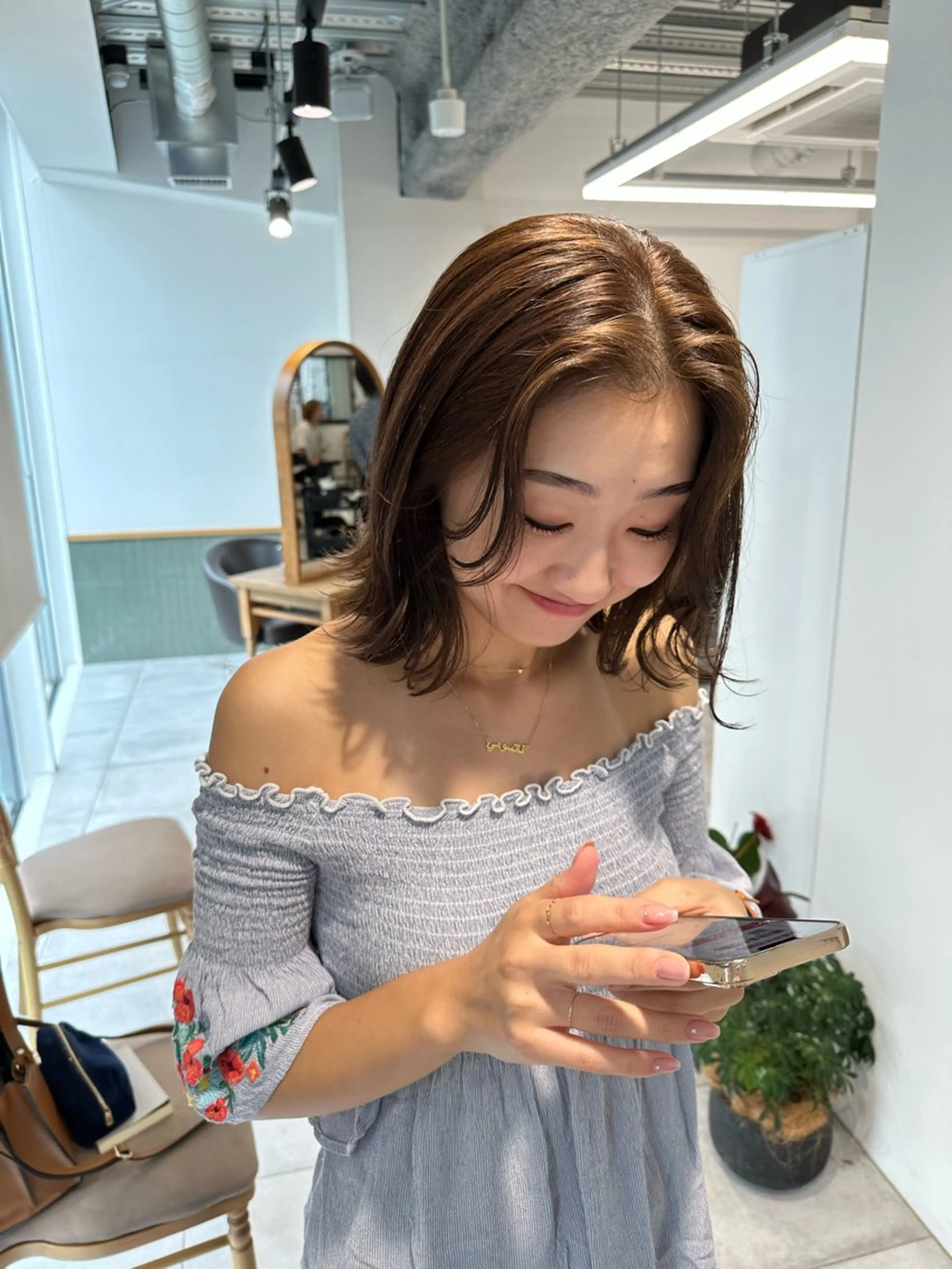 ミディアム カラー キッズ オトナヘア🌿 harukaのヘアスタイル