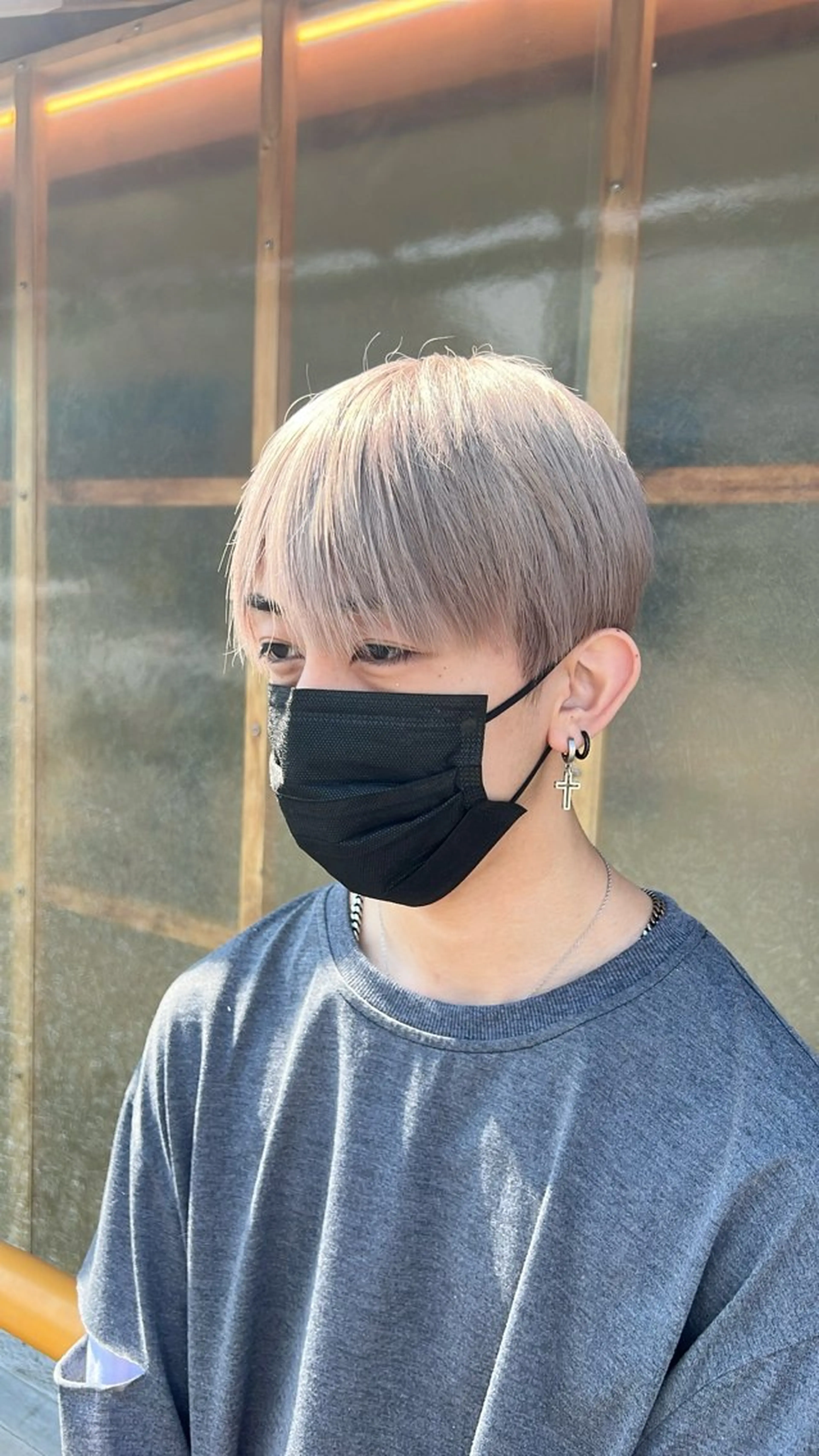 ショート メンズ トリートメント ヘアカラー 小田 勇斗のヘアスタイル