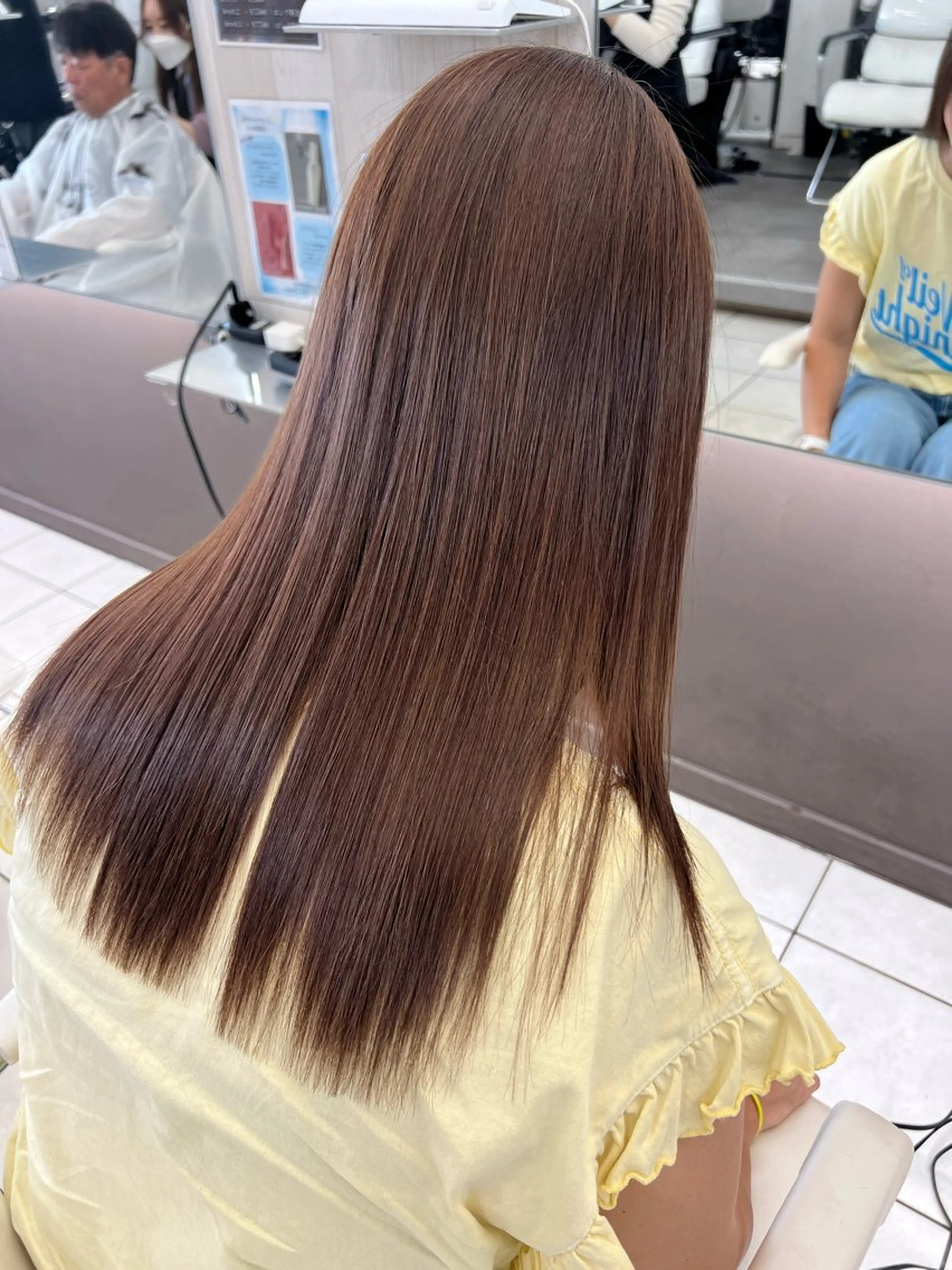 艶髪×白髪ぼかし 田玉裕樹のヘアスタイル