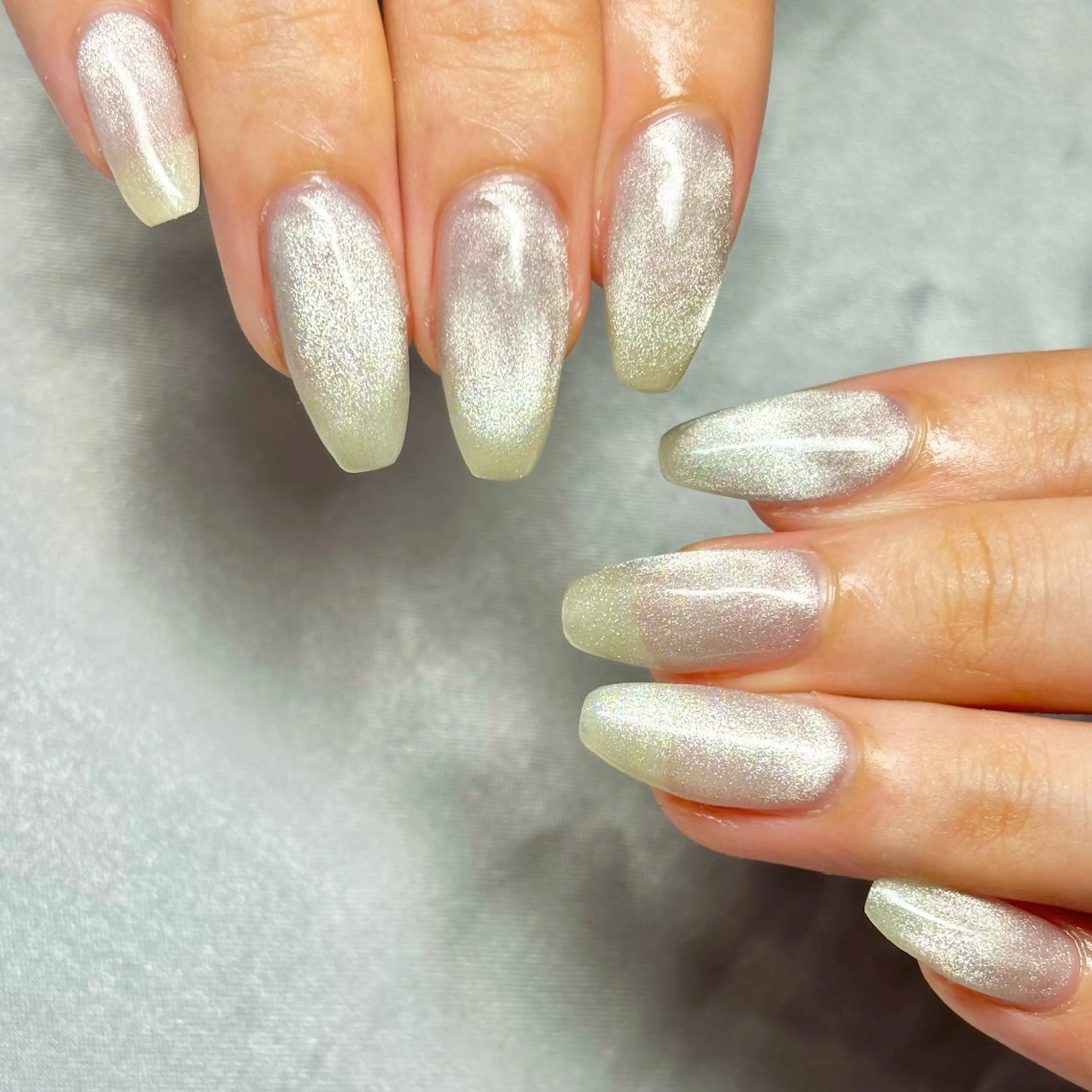 メンズ ネイル クリアネイル マグネットネイル ハンドネイル ハンドケア nail&eye Aoのマツエク・マツパデザイン