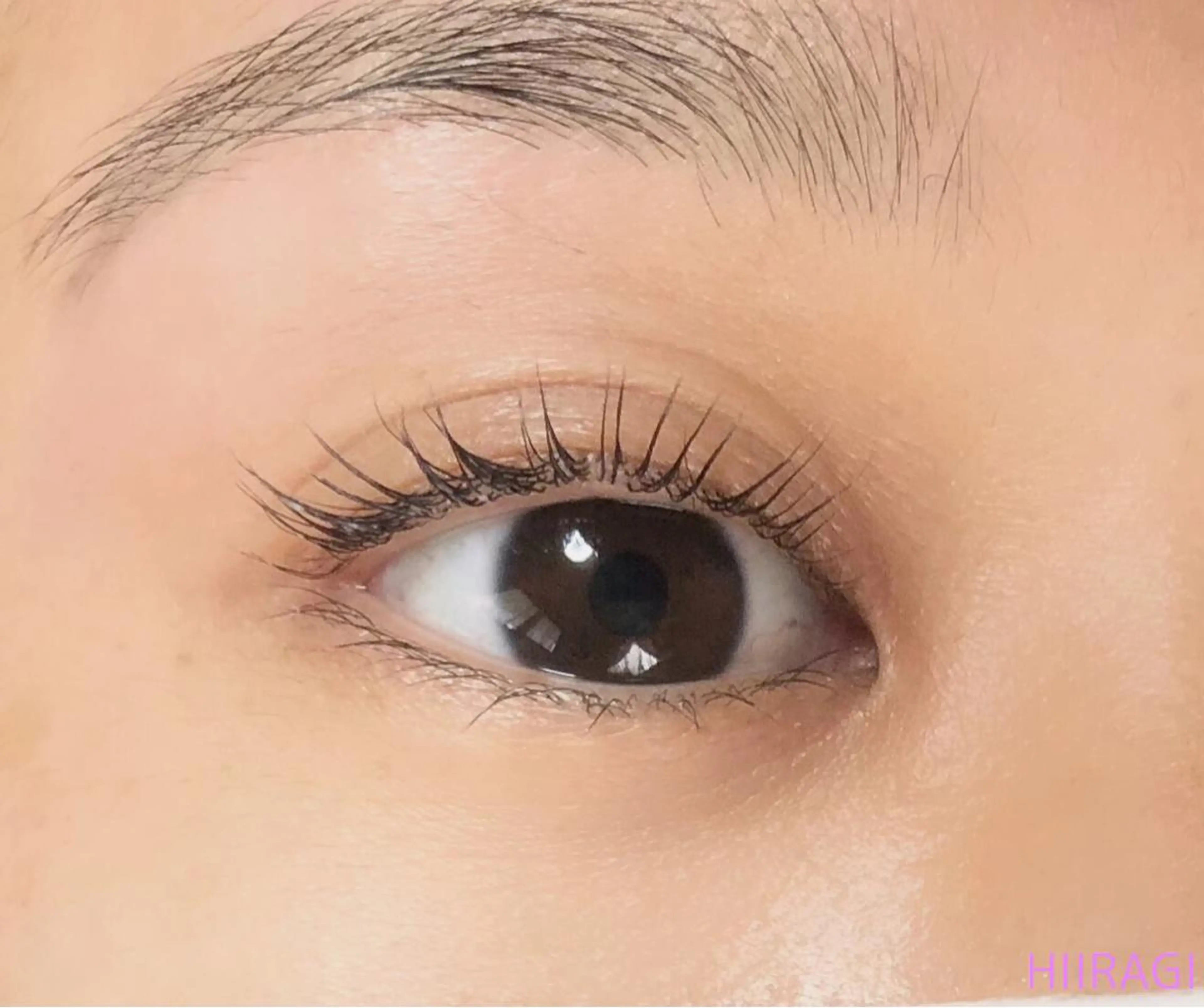 マツエク・マツパ ナチュラル まつげパーマ マツパ 美容室 HIIRAGIのマツエク・マツパデザイン