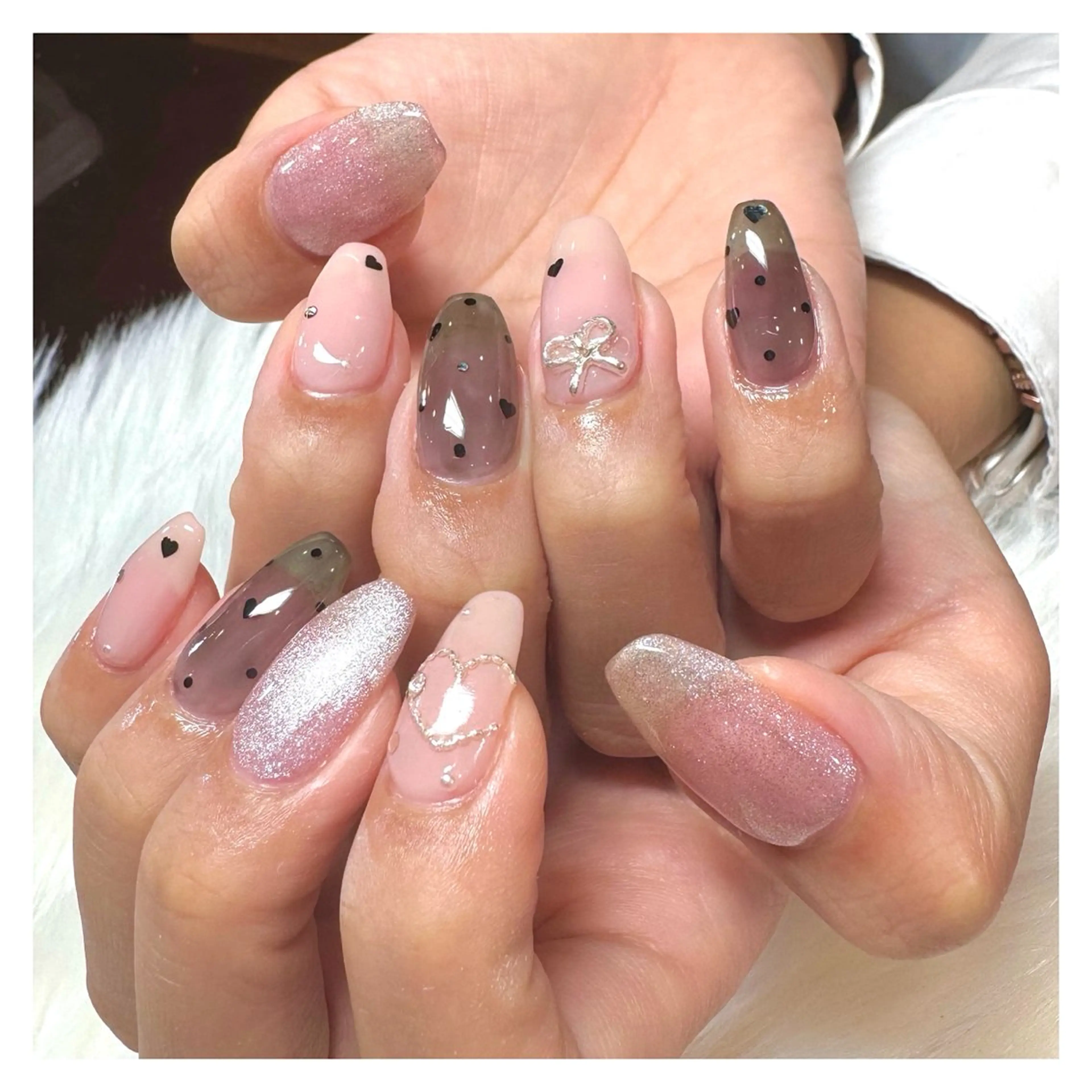 ネイル ハンドネイル 原田joieange 心斎橋店のネイルデザイン