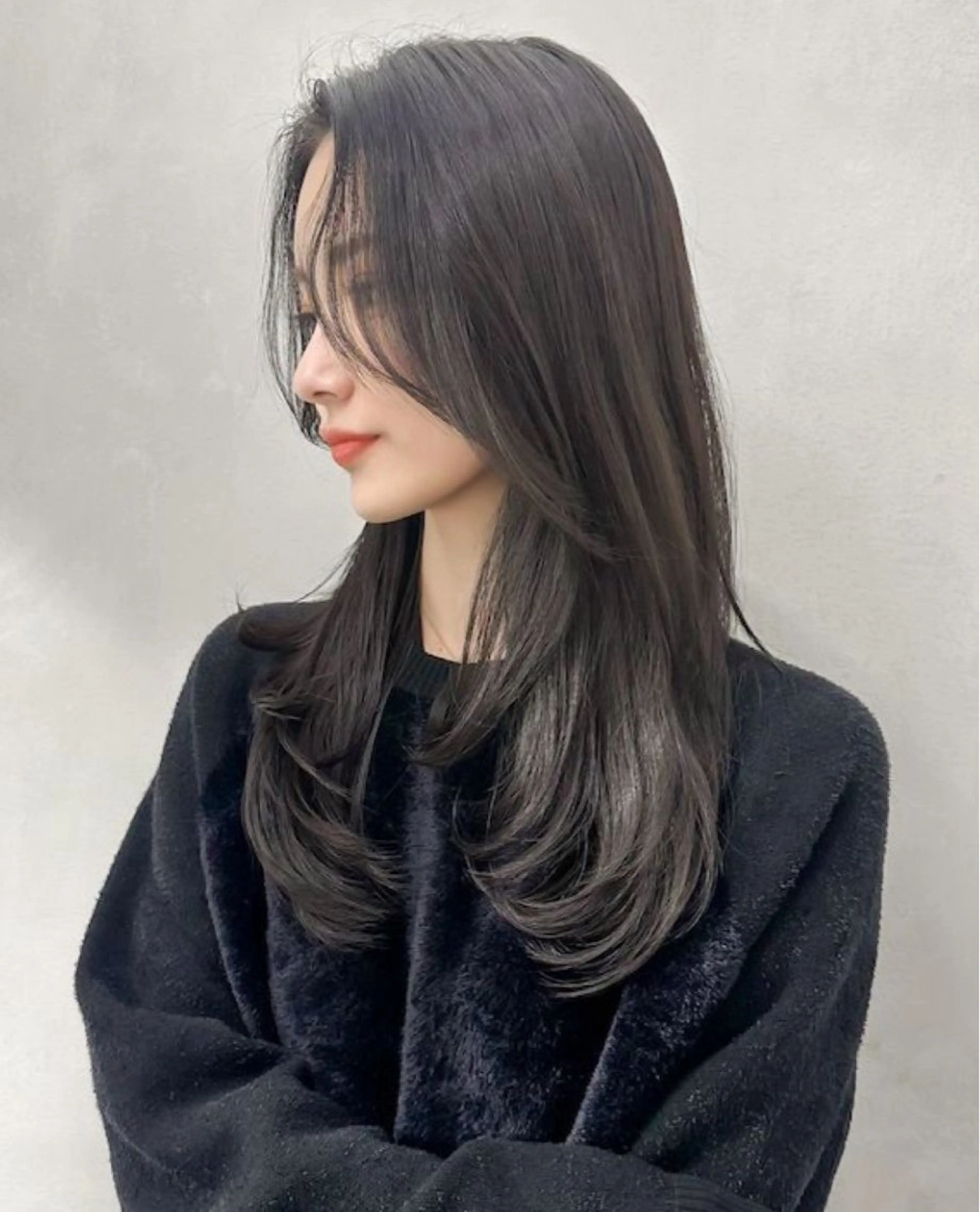 セミロング lmano所属・🍃○岡 |  Maruokaのヘアスタイル