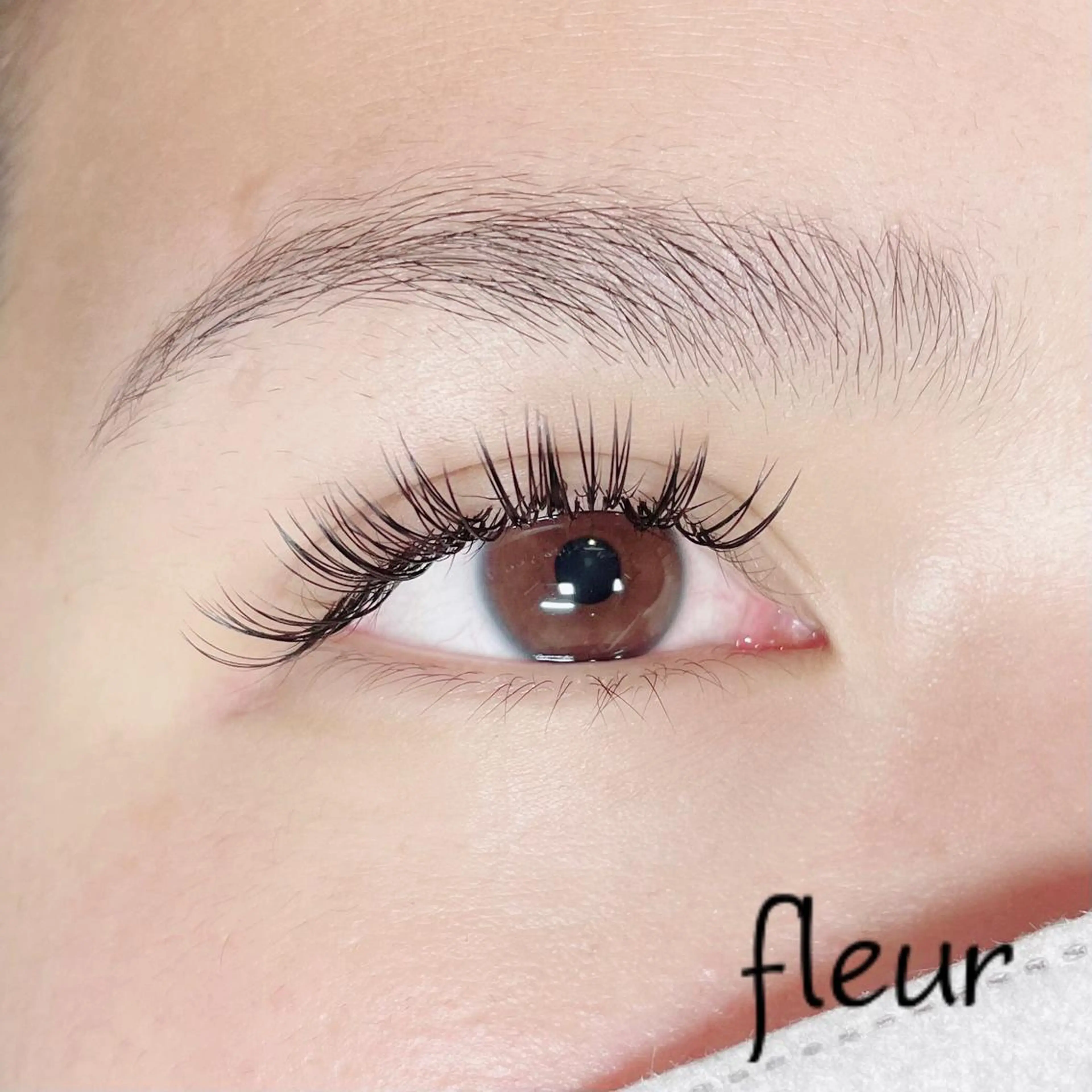 マツエク・マツパ Cカール ナチュラル マツエク アイラッシュサロンfleur🍀所属・🍀fleur🍀 束感/ワンホン/杉浦のマツエク・マツパデザイン