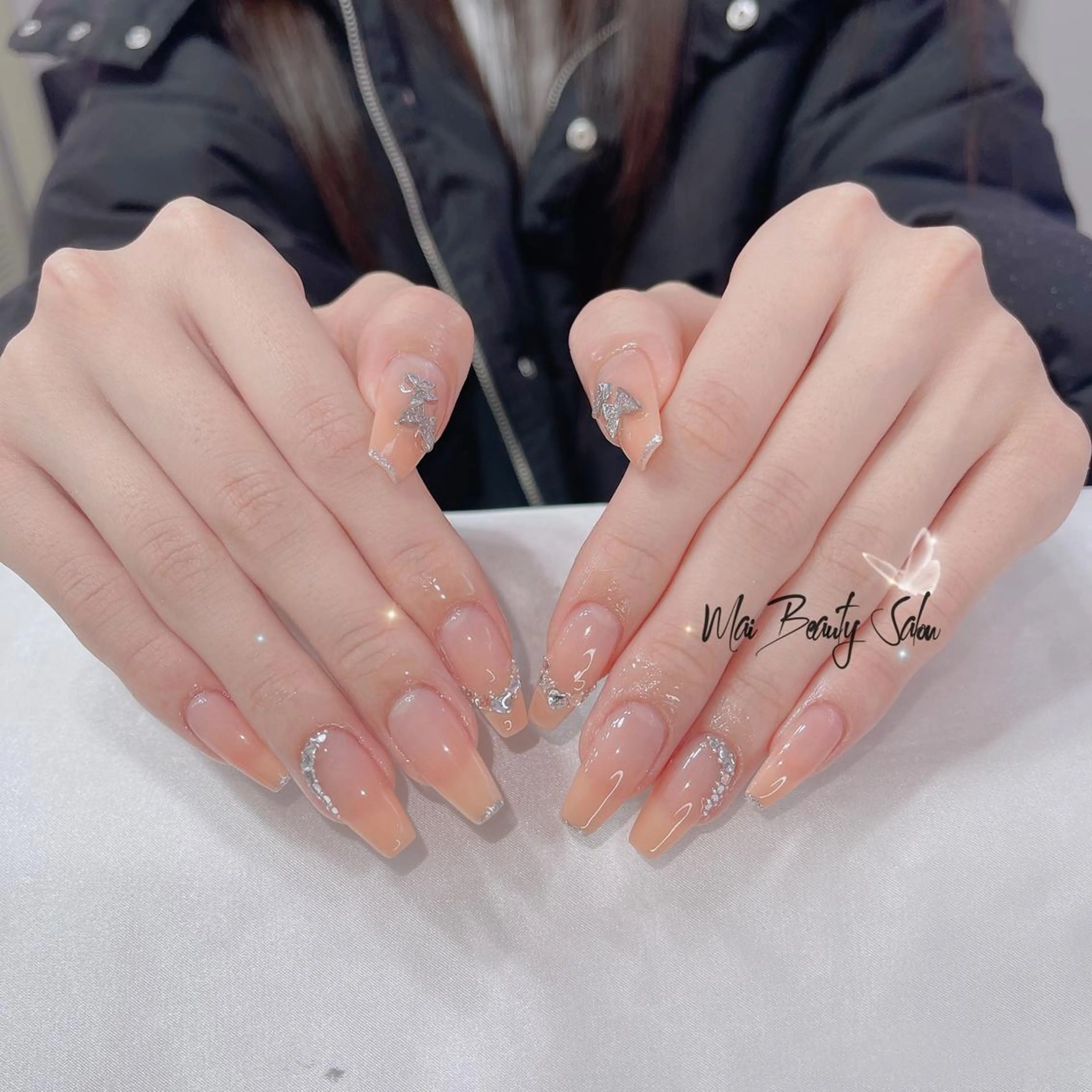 ネイル ジェルネイル パラジェル ワンホンネイル MaiBeauty DanHiのネイルデザイン