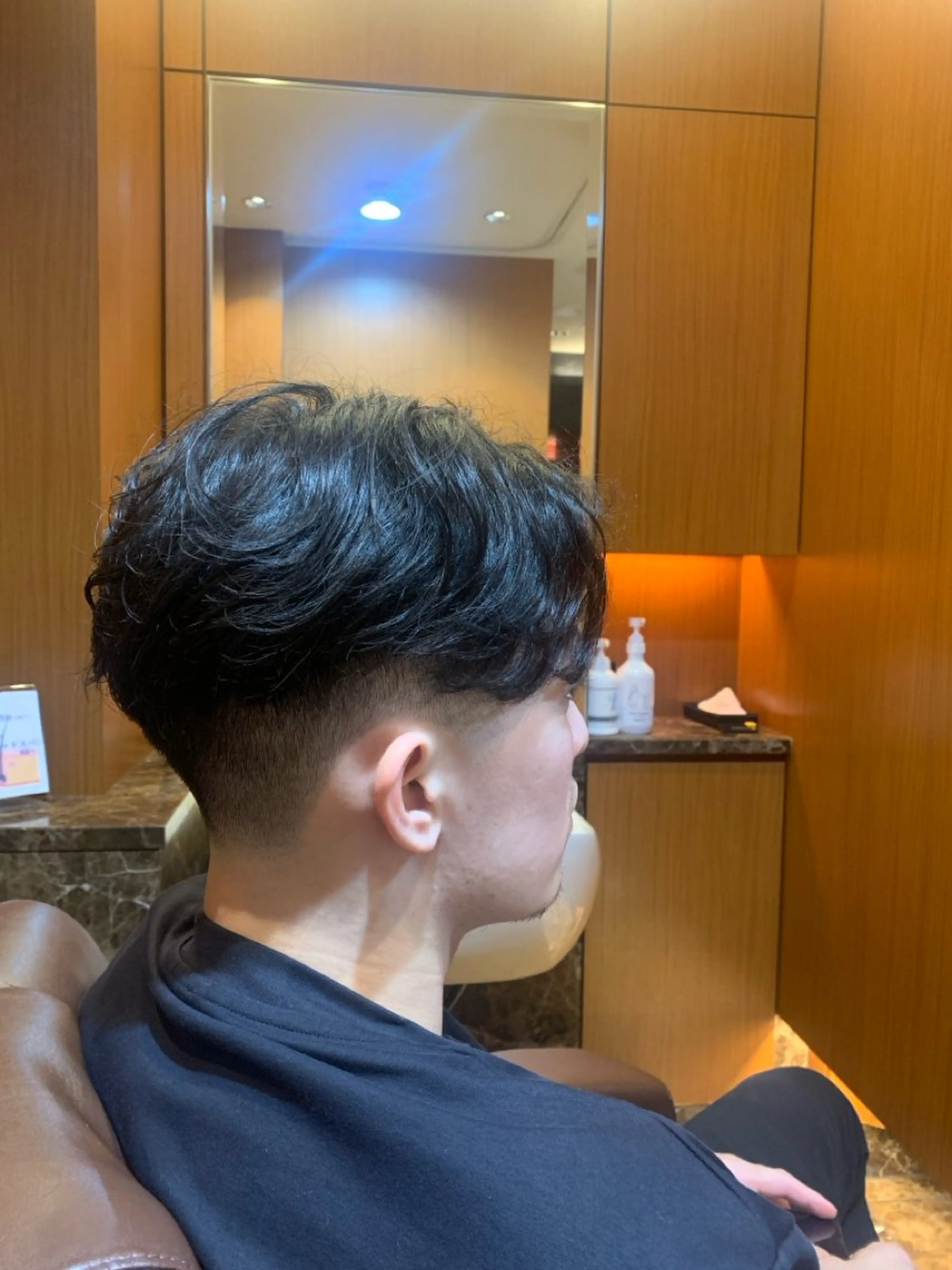 ショート ヘアアレンジ メンズ フェードカット 杉本 翔希のヘアスタイル
