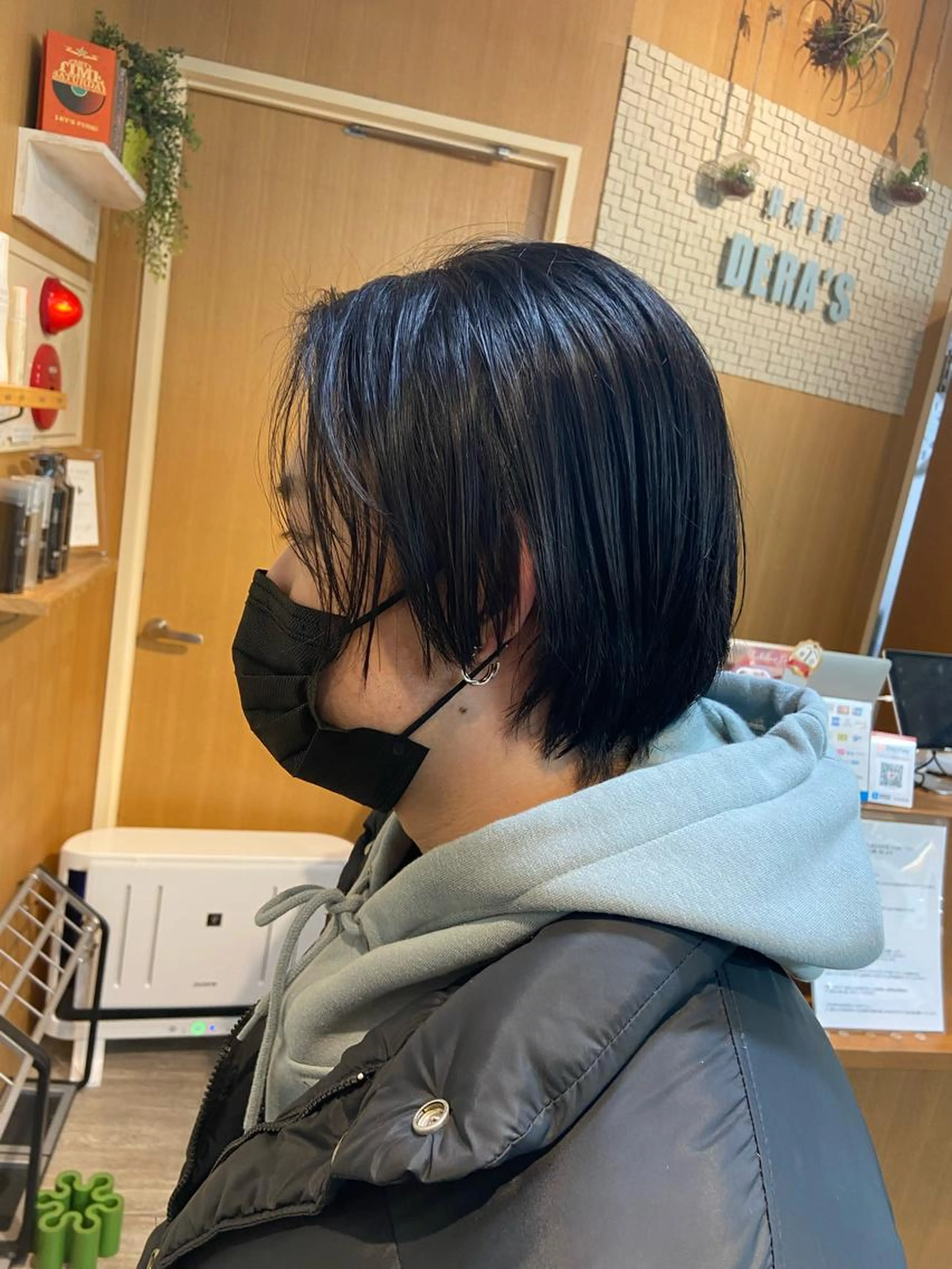 メンズカット+カラー+毛穴頭皮炭酸クレンジングの写真