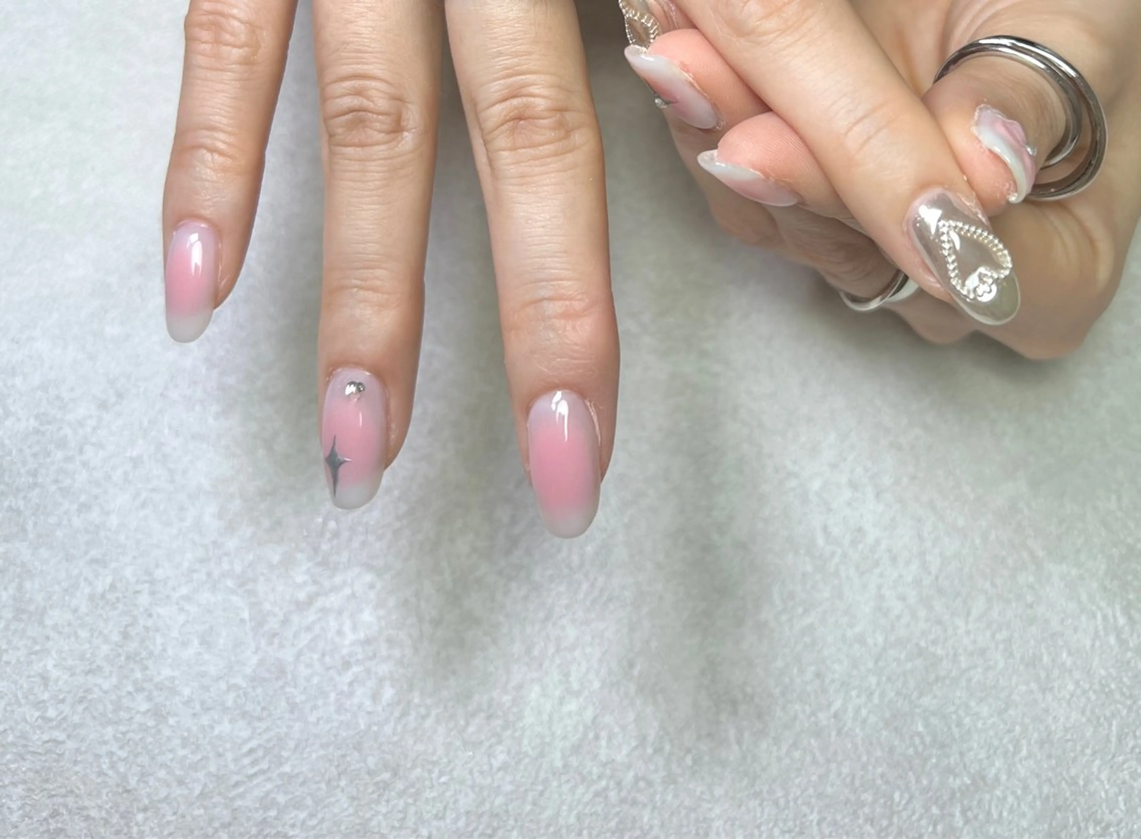 ネイル ハンドネイル ハンドケア ネイリスト ハンのネイルデザイン