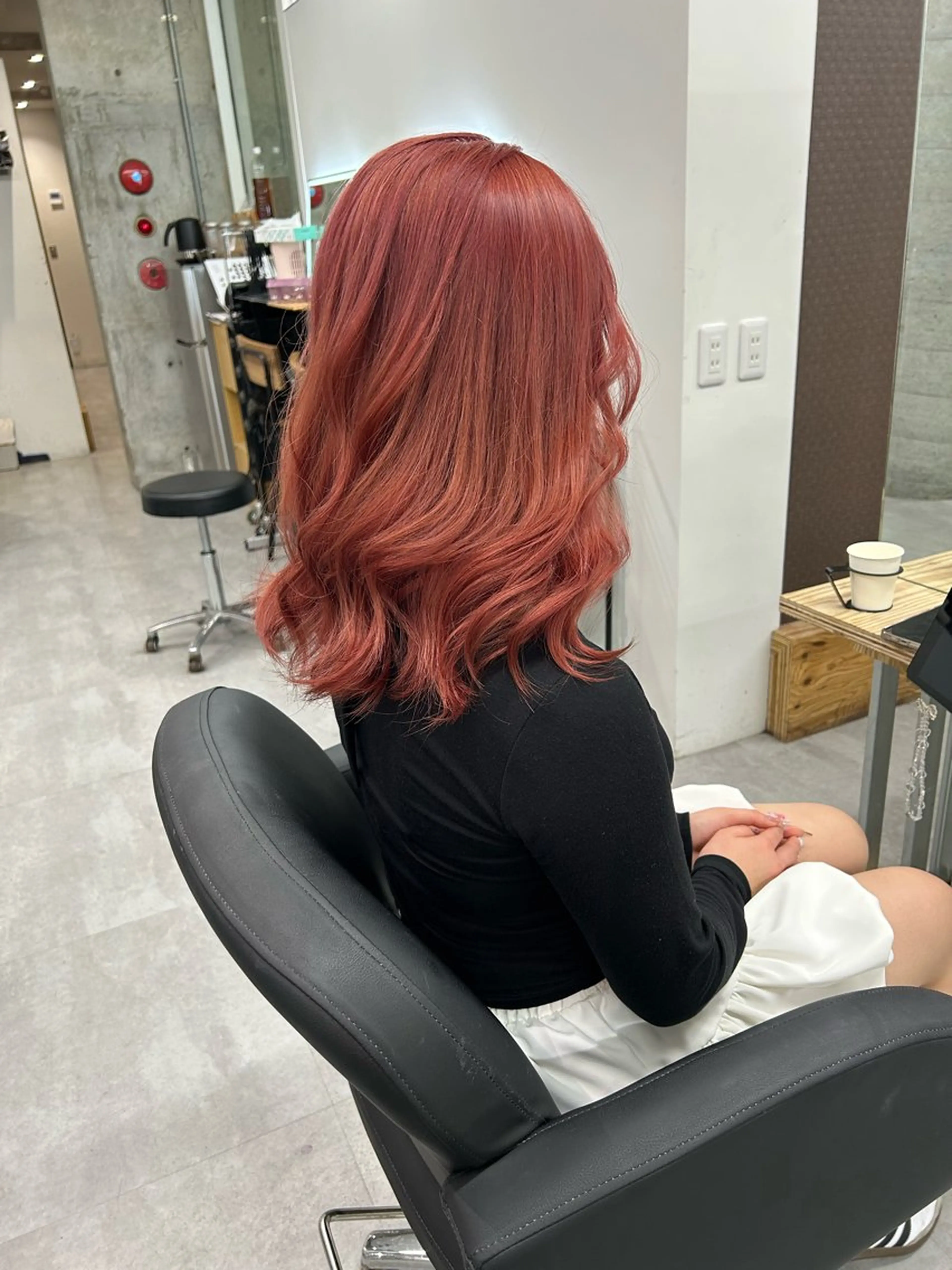 ミディアム カラー ヘアカラー トリートメント ✨ブリーチ特化✨ 💚Acchon💚のヘアスタイル