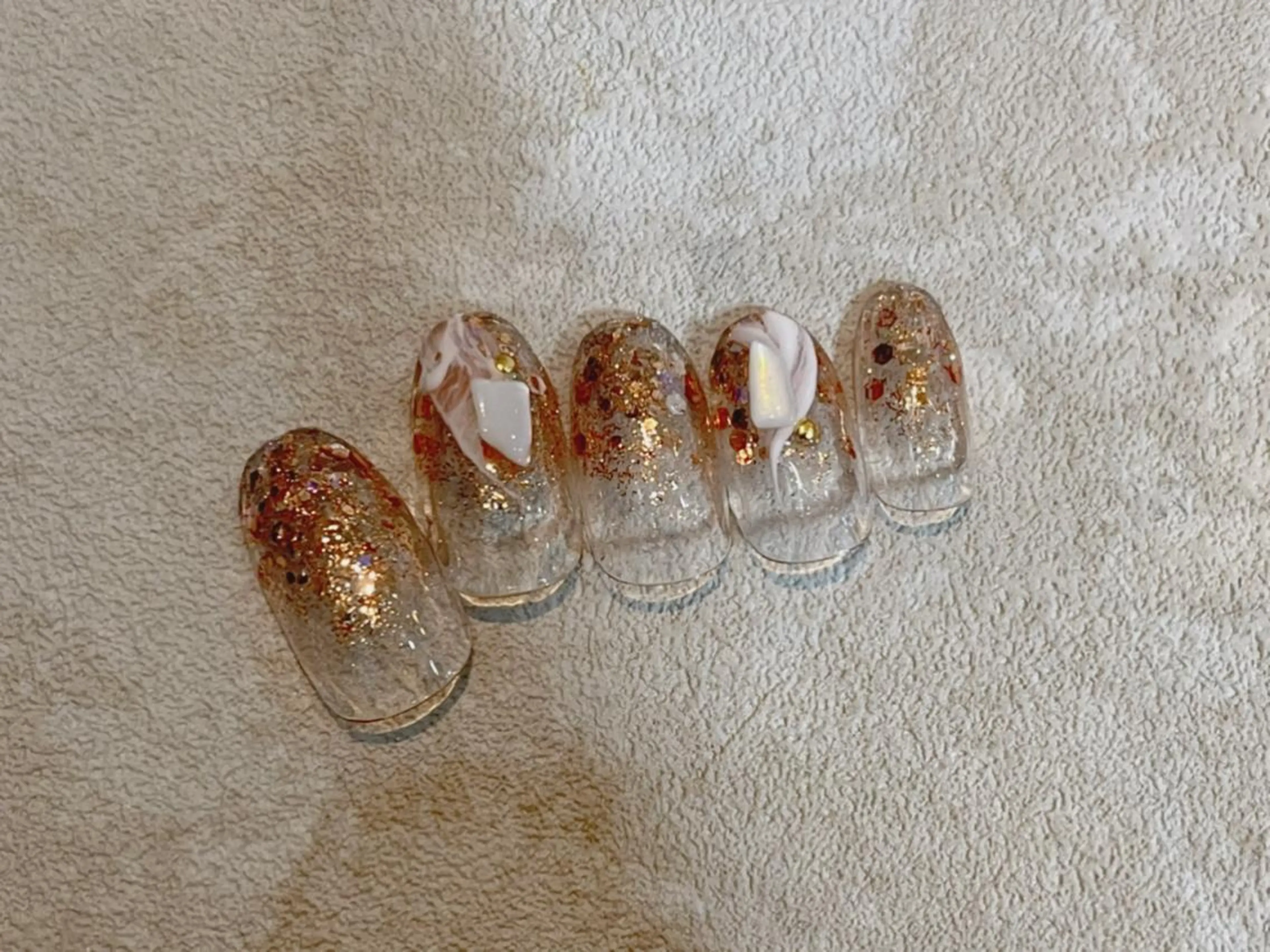 ネイル ラメ(グリッター) ハンドネイル Nail Katoのネイルデザイン