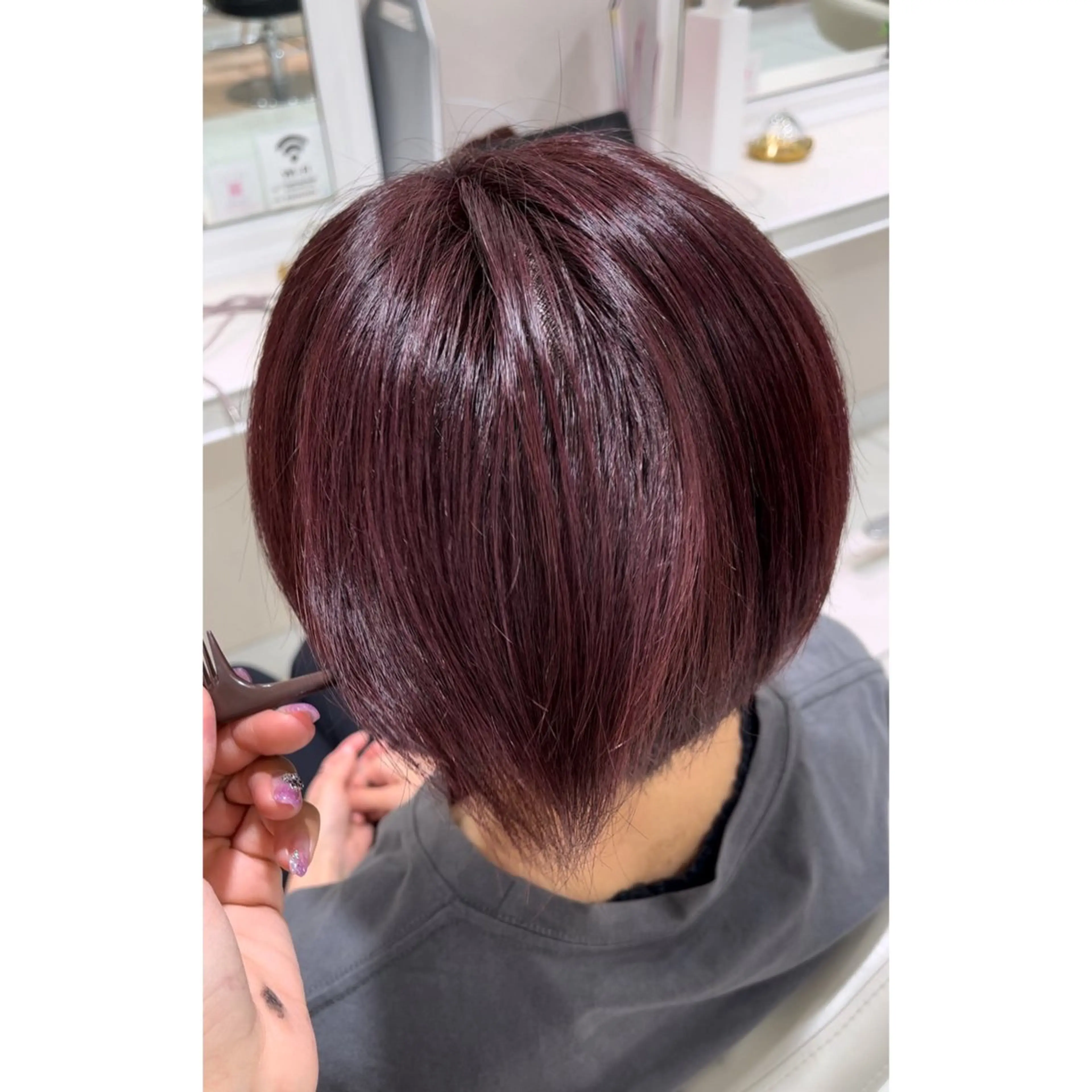 ショート カラー ヘアカラー 韓国ヘア 🎀中川綾乃🎀のヘアスタイル