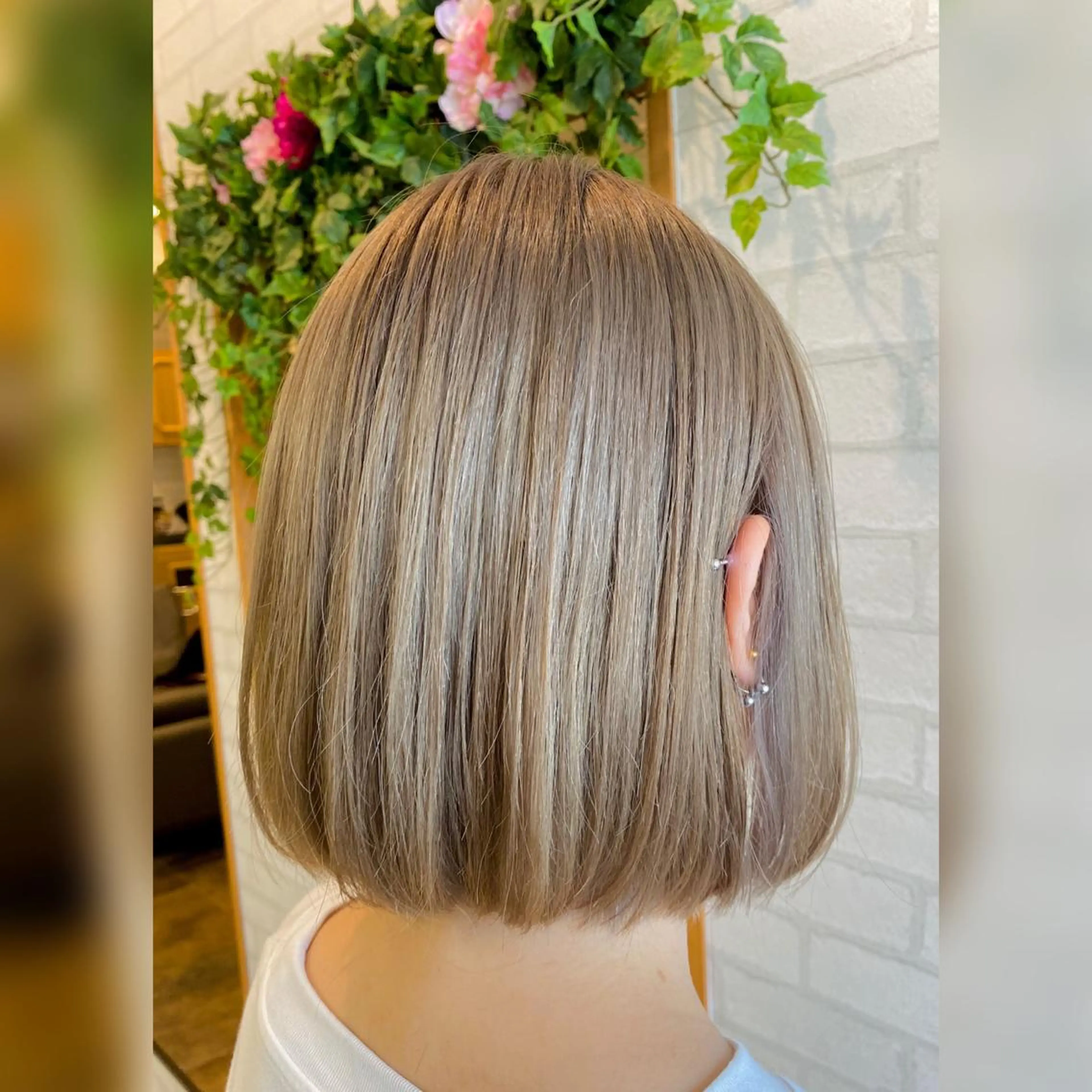 ミディアム カラー ヘアアレンジ ベージュカラー ミルクティーベージュ 東武練馬ENVY所属・✨🐣小池 ひな🐣✨のヘアスタイル
