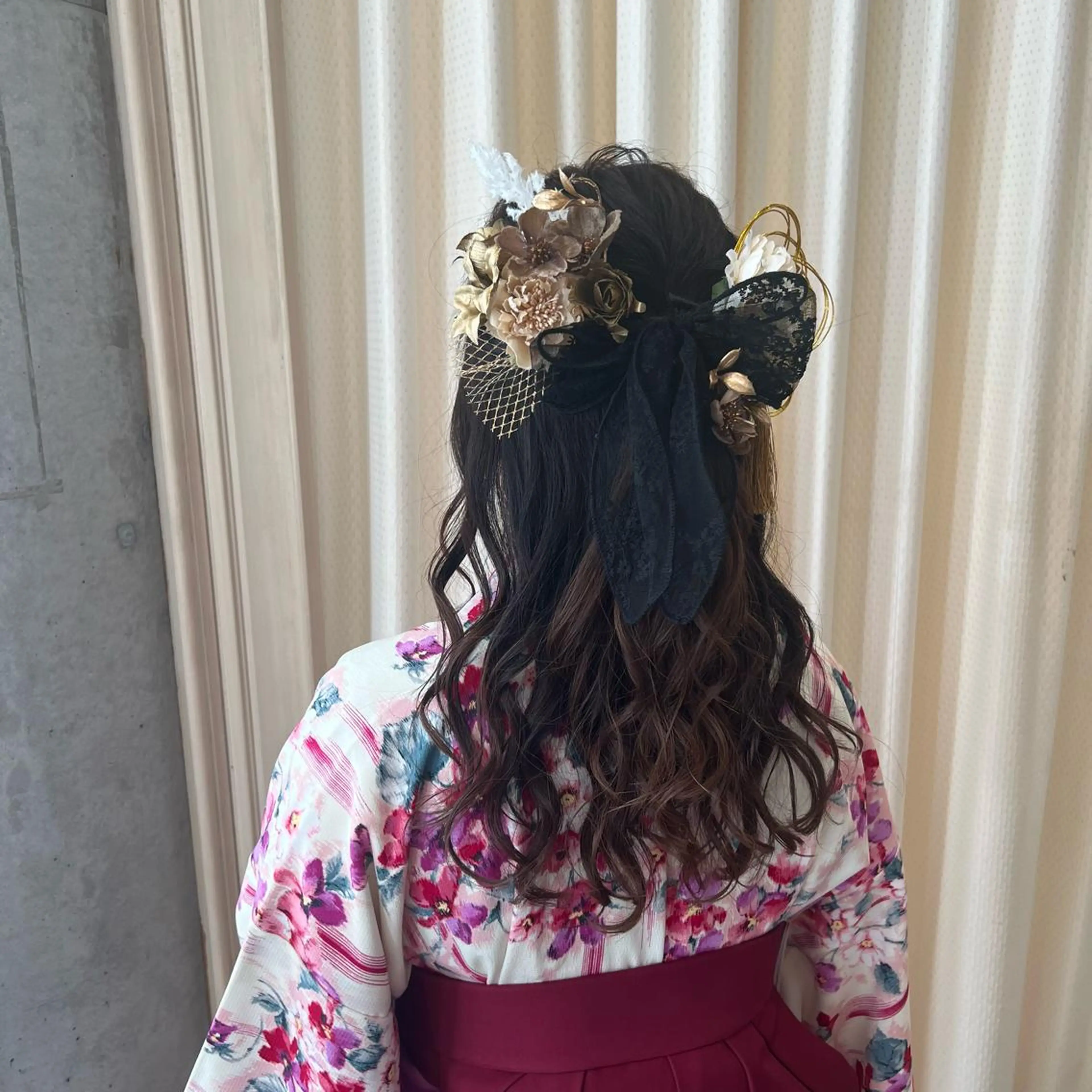 ヘアアレンジ 卒業式のヘアスタイル SALOWIN川崎WEST店所属・🌷川崎/アレンジ/ 暖色ボブ/コトネ🌷のヘアスタイル