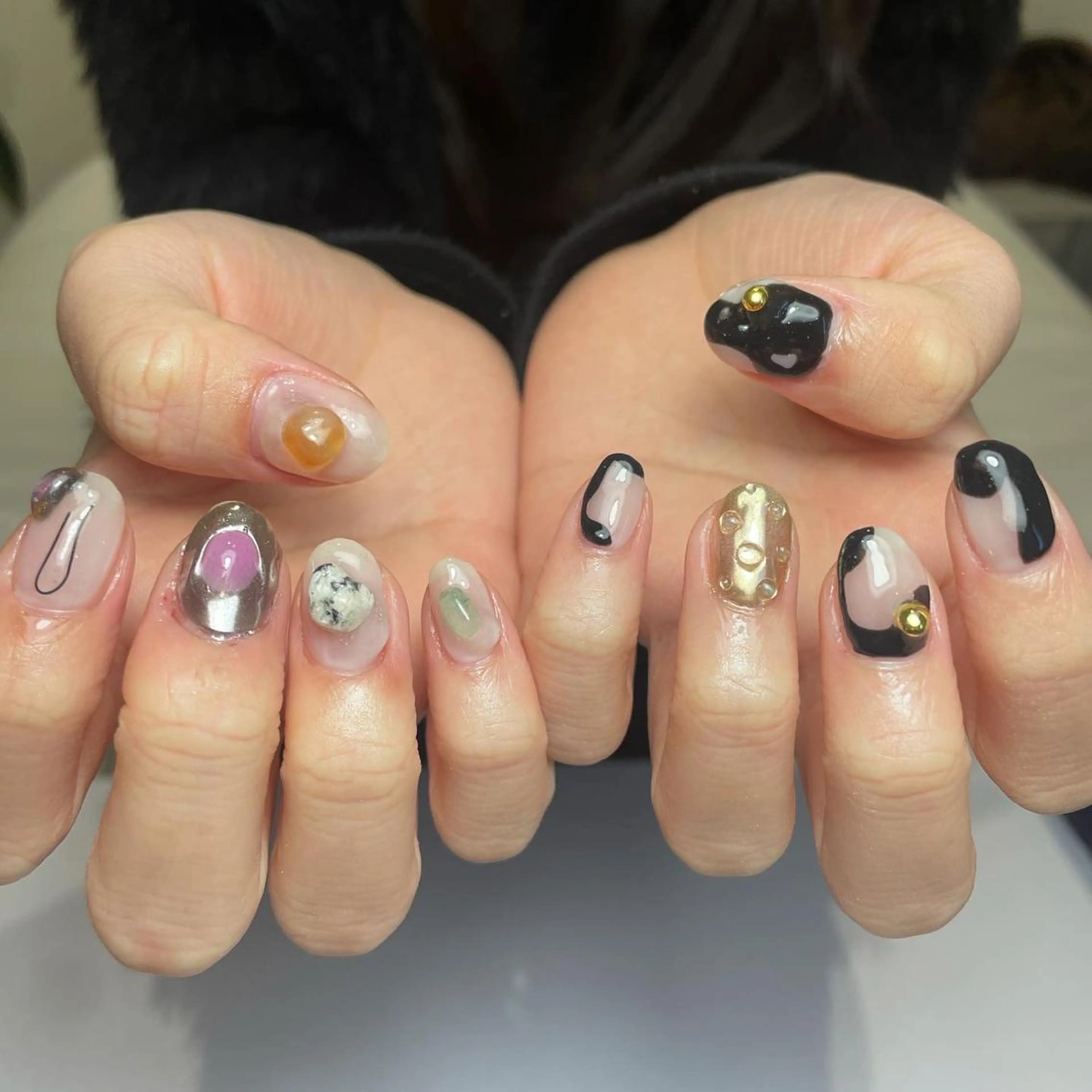 ネイル GO TODAY SHAiRE SALON  岡山店所属・SUE; タケウチのネイルデザイン