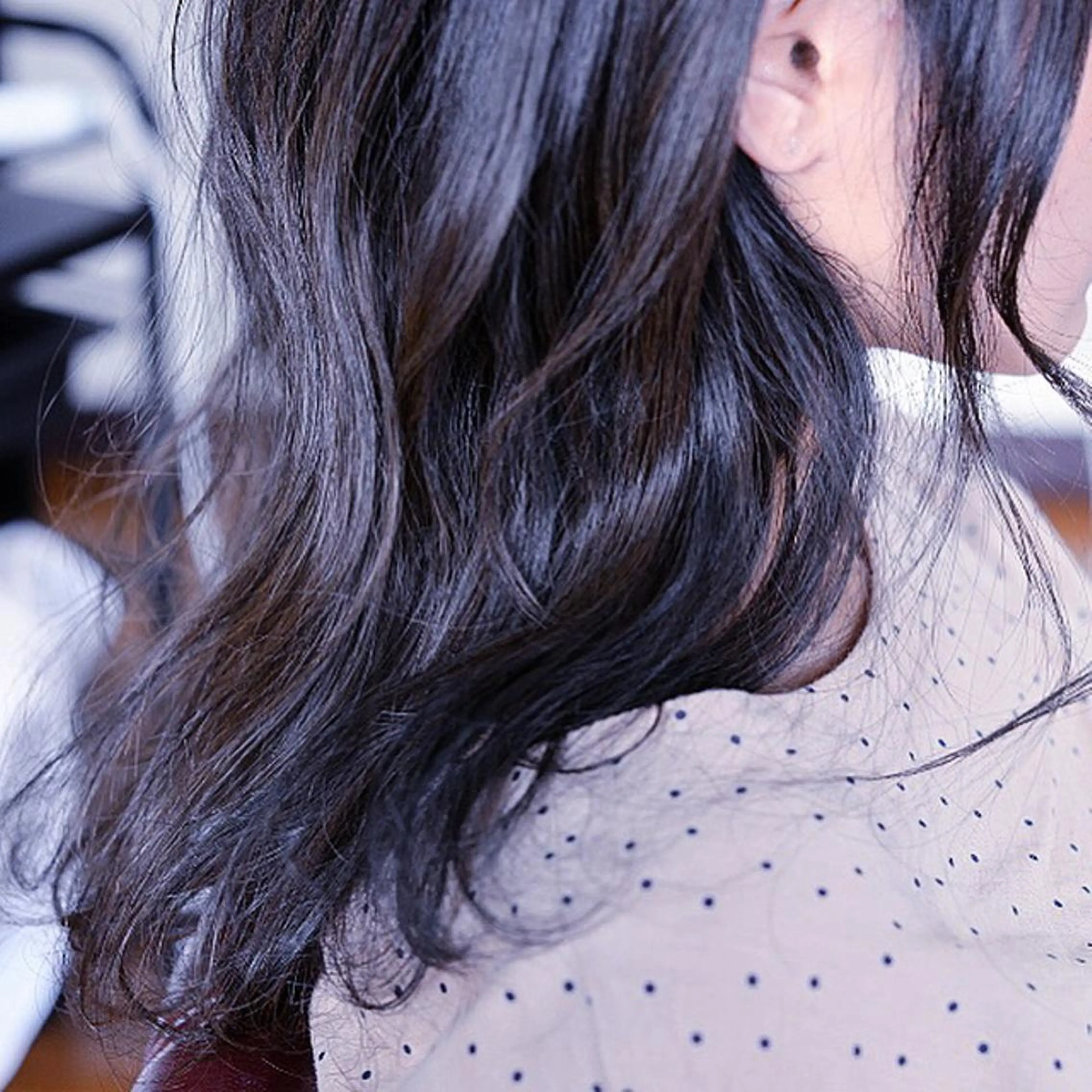 セミロング カラー ダークグレー ダークグレージュ グレージュ 大嶋 宏隆のヘアスタイル