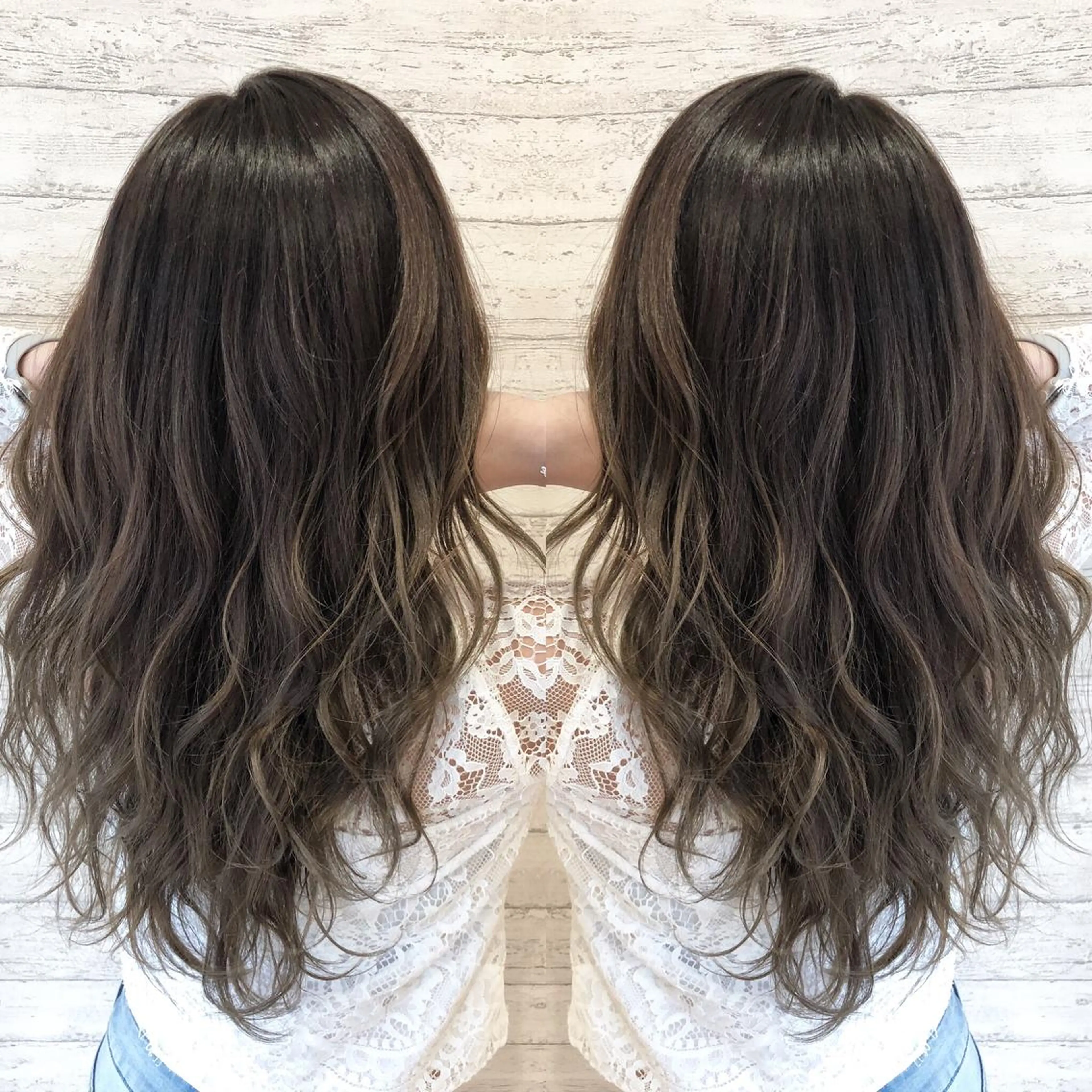 ロング カラー カット ヘアカラー トリートメント ヘッドスパ ☆ハイトーン口コミ◎ WiLL/京橋のヘアスタイル