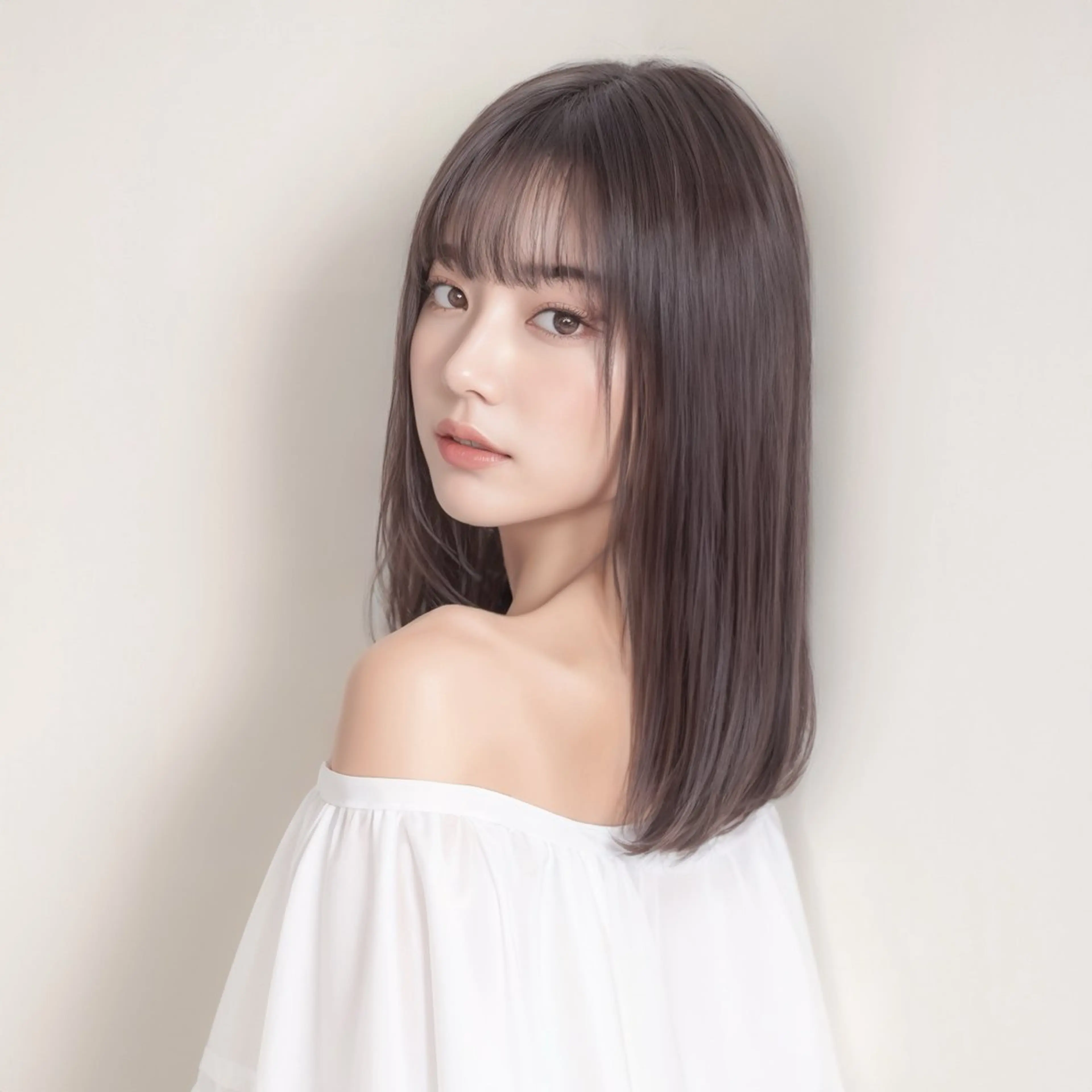 ナチュラルストレート髪質改善の写真
