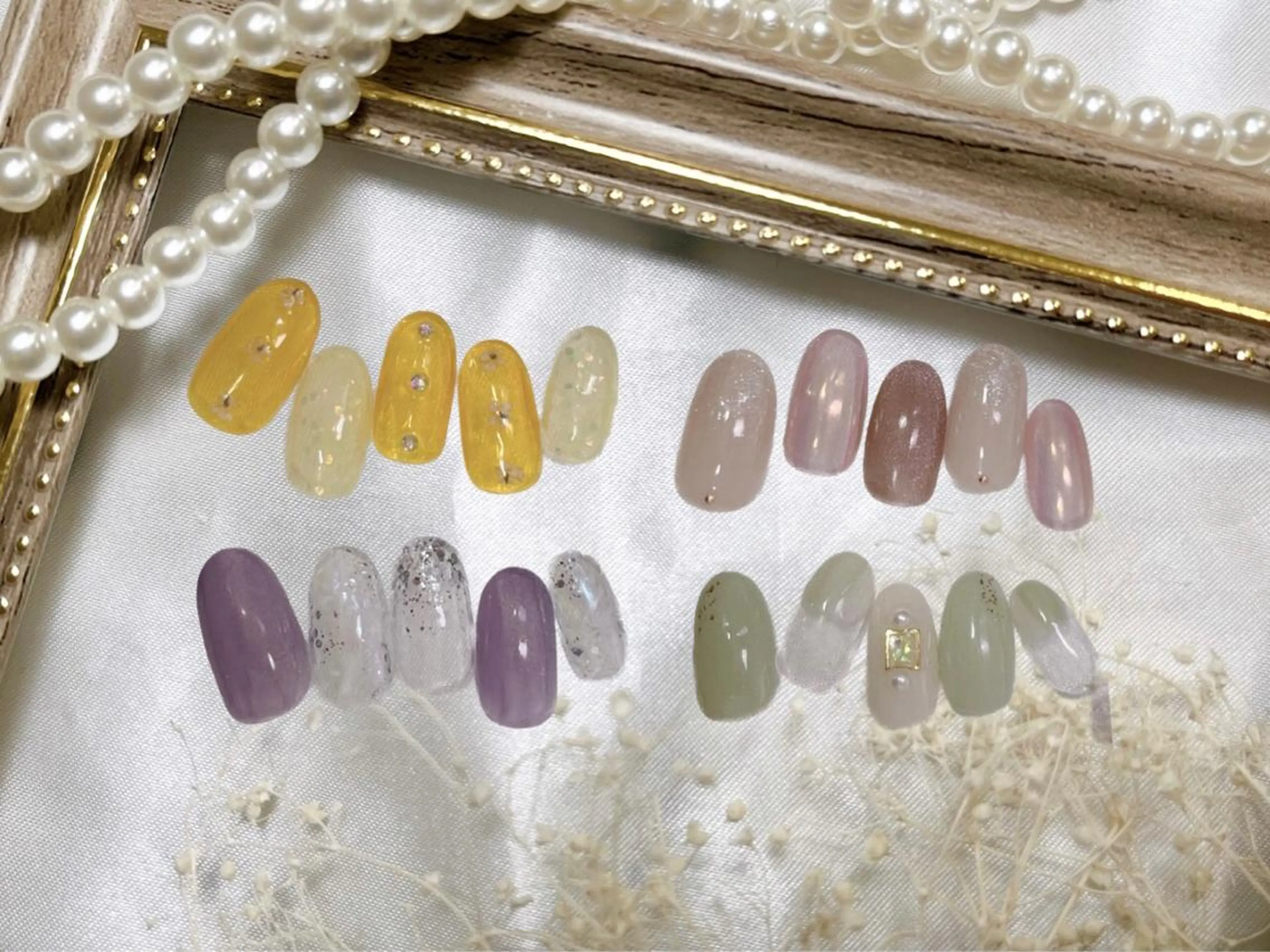 ネイル ハンドネイル ネイルPetit Ribbonのネイルデザイン