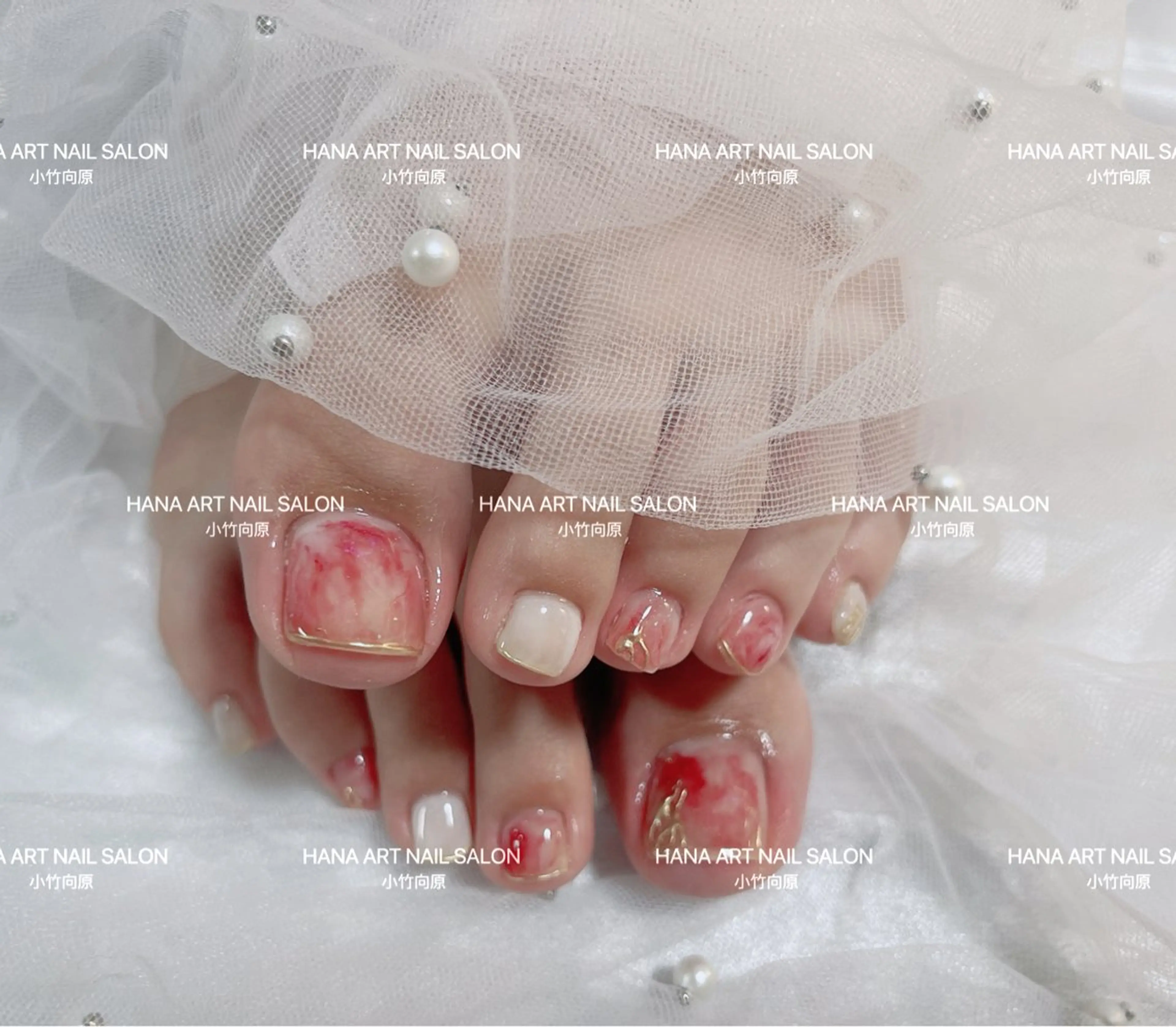 ネイル フットネイル HANA ART NAIL SALON所属・HANA ART NAIL SALONのネイルデザイン