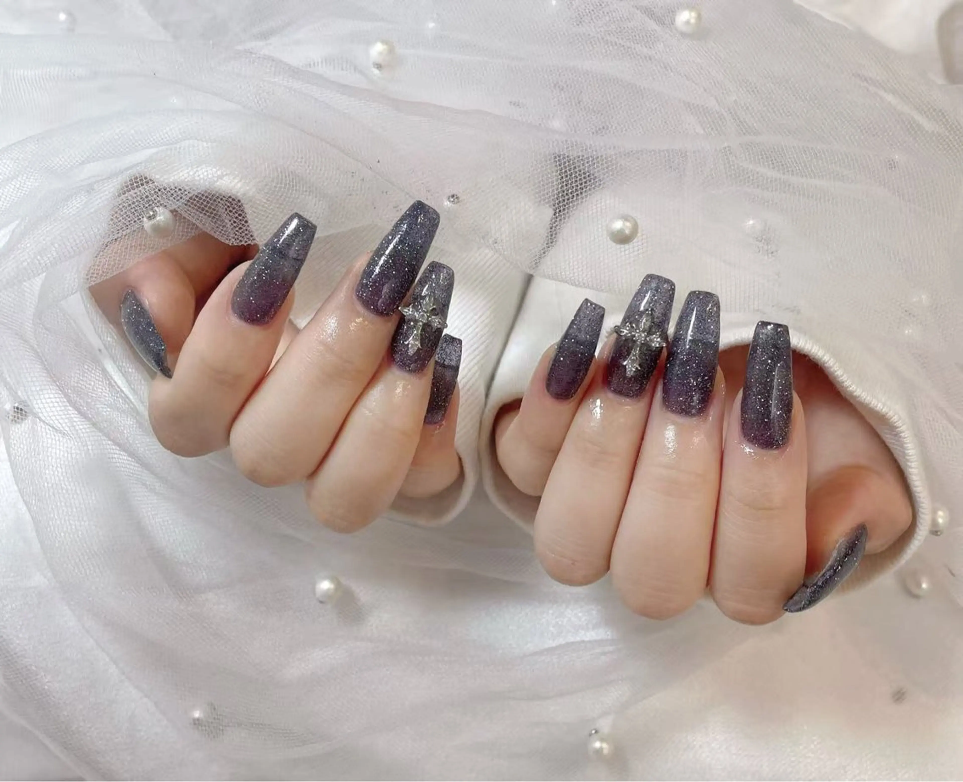 ネイル チークネイル 長さ出し フラッシュネイル フットネイル フレンチネイル Niko nailサロンのネイルデザイン