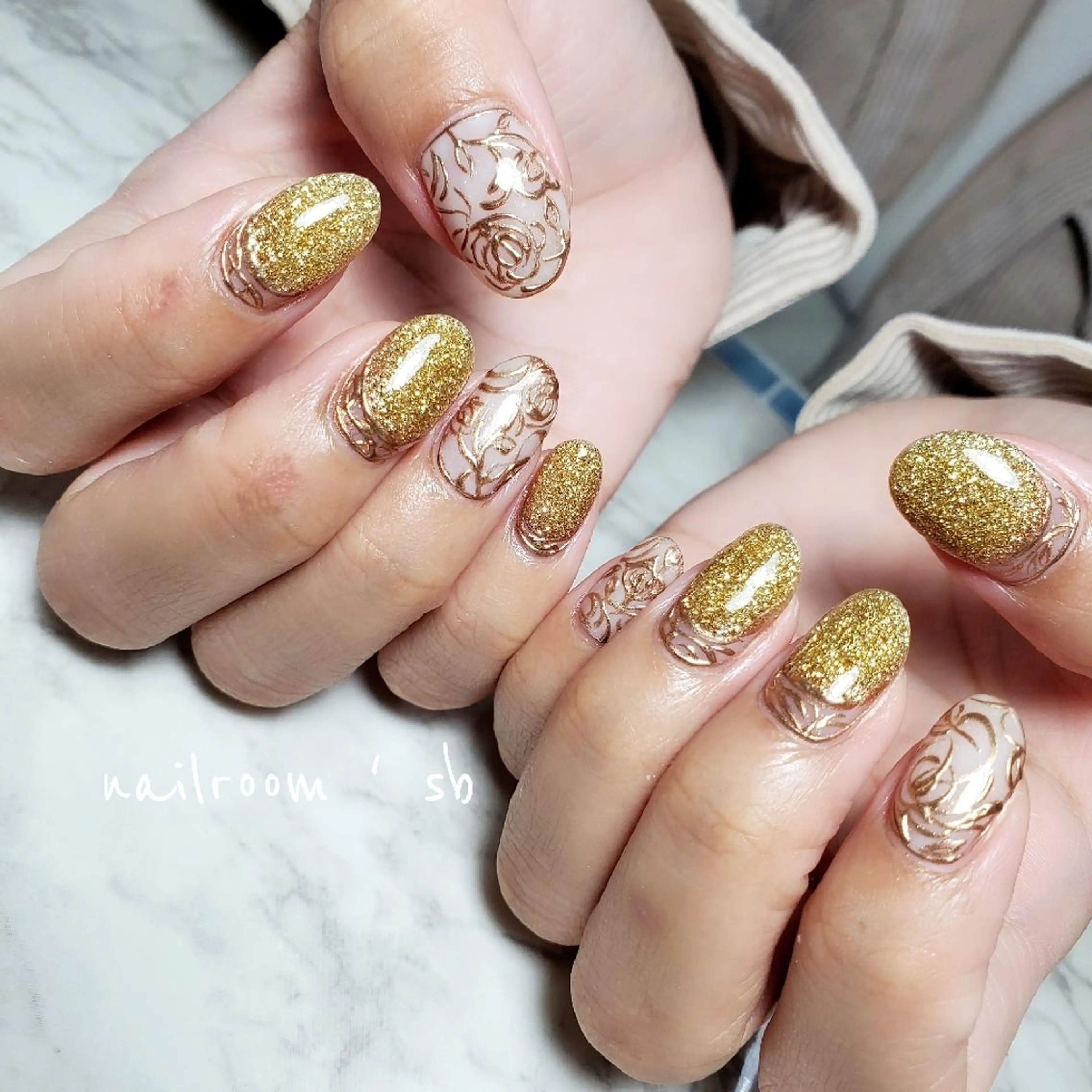 ネイル ハンドネイル nailroom‪ sb‪‪𓈒𓂂𓏸のネイルデザイン