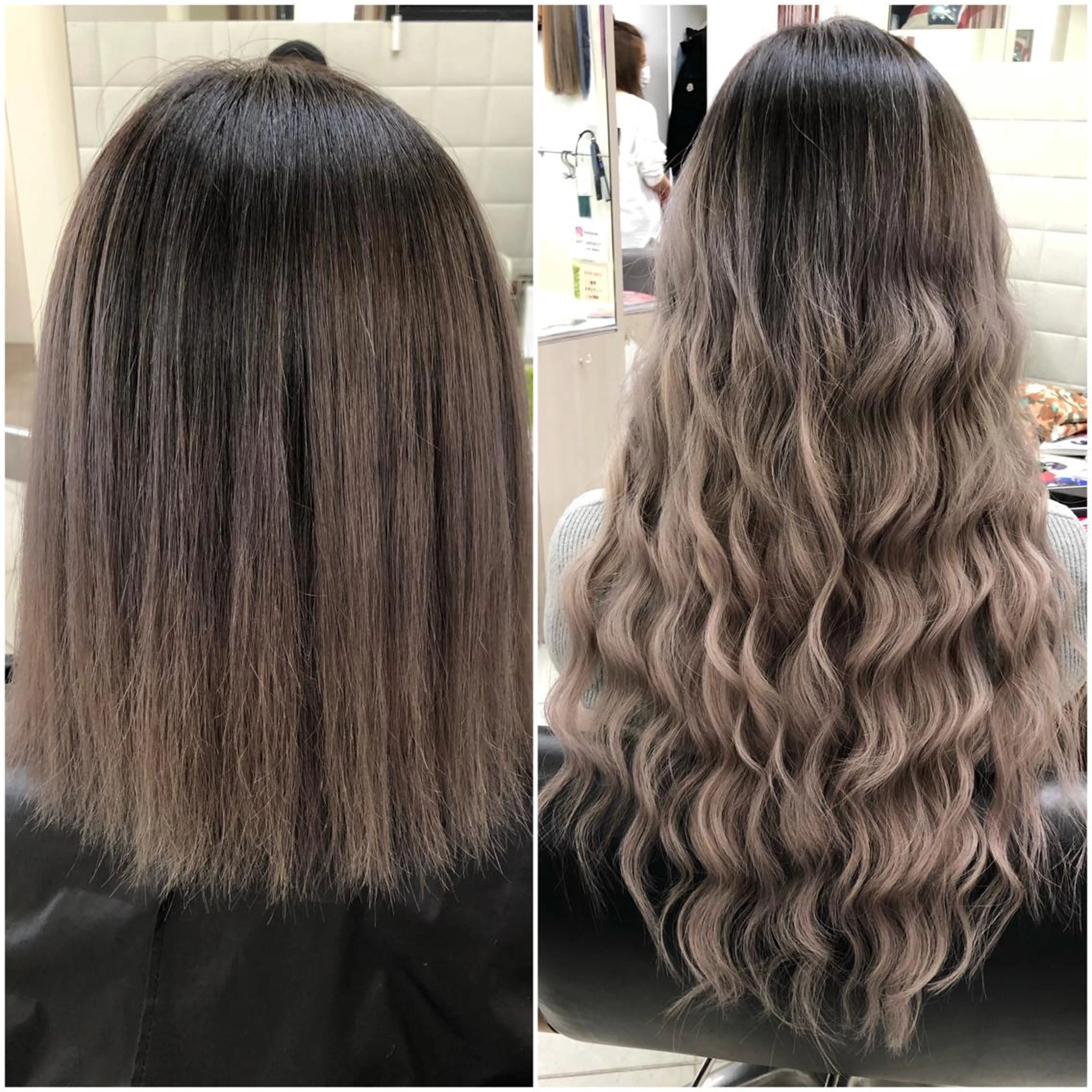 ロング カラー ヘアアレンジ ヘアカラー トリートメント エクステ 池袋🧡ダブルカラー /馴染ませエクステのヘアスタイル