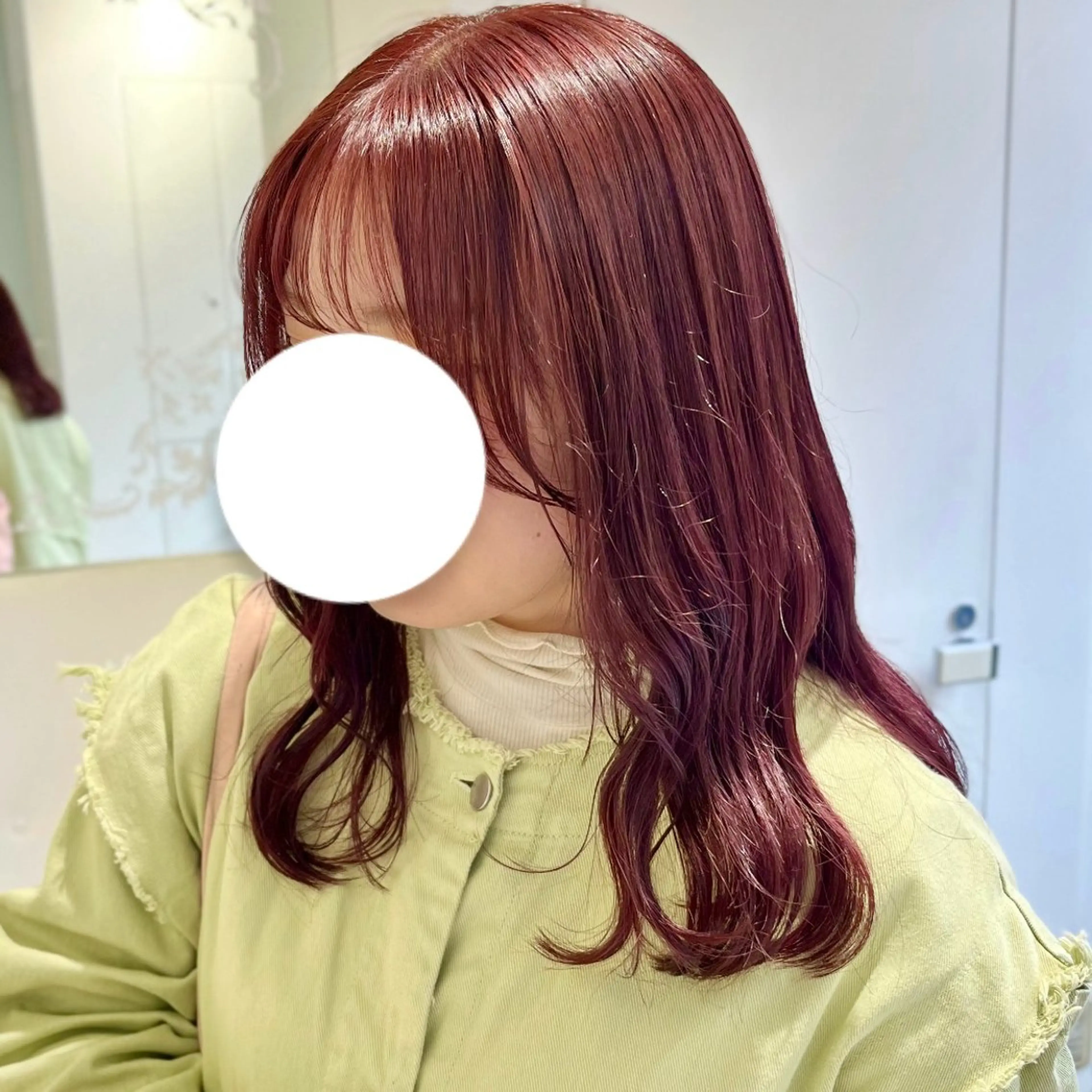 ミディアム カラー ParveMix￤ 🩰‎🤍大賀さつきのヘアスタイル