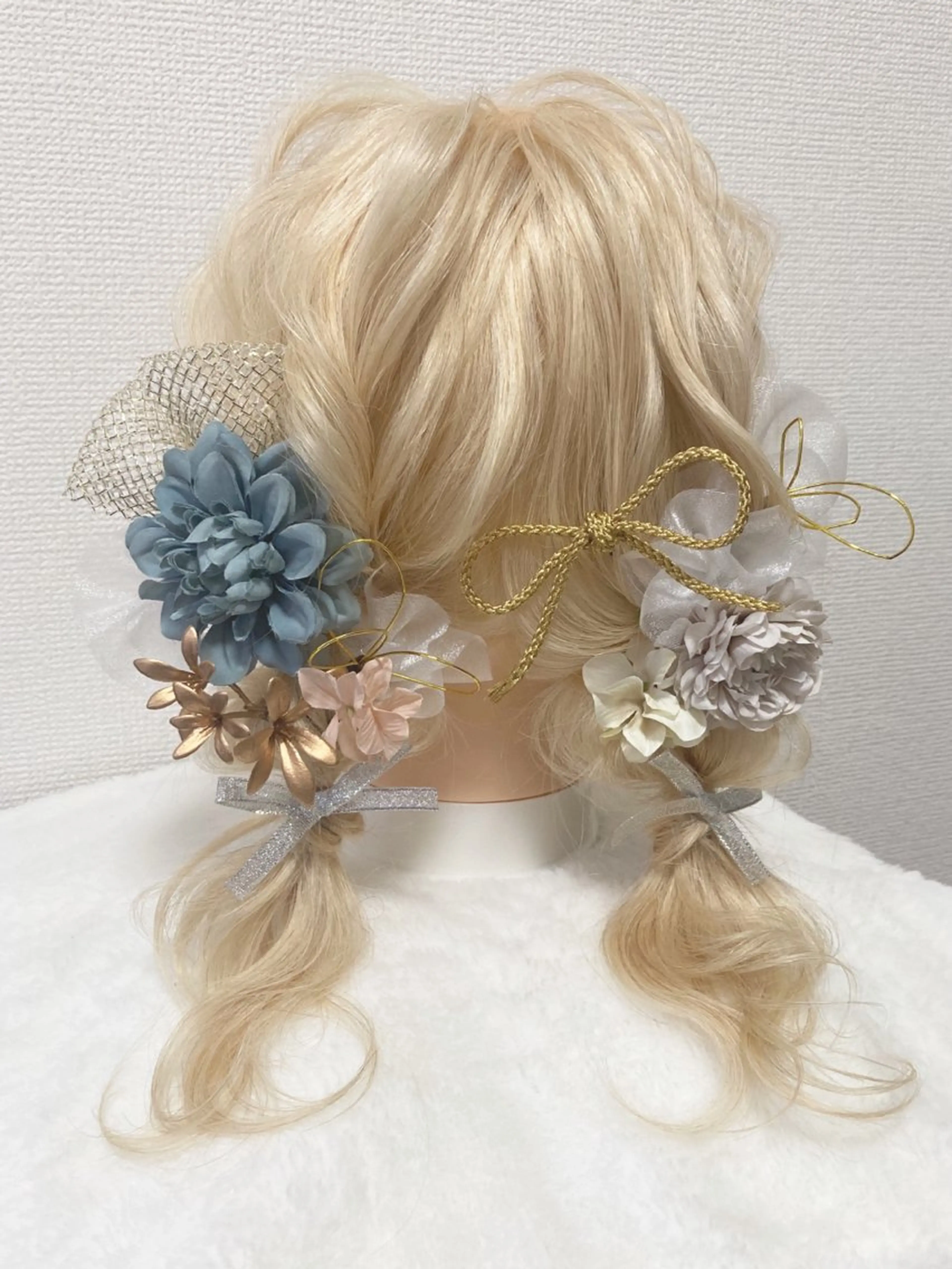 セミロング 白髪ぼかしハイライト 着付けヘアアレンジのその他イメージ