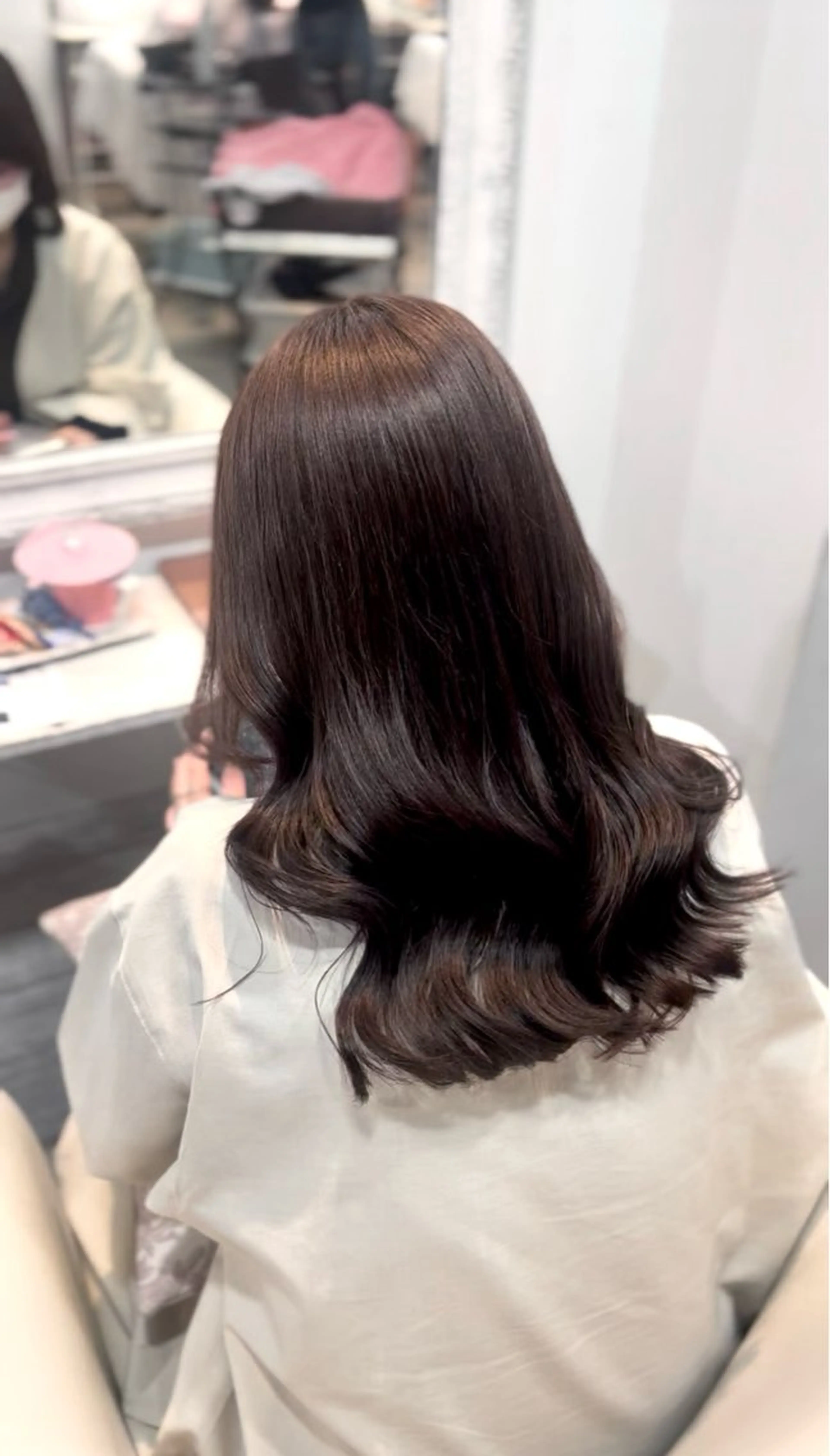 ロング カット ヘアカラー 暖色カラー/レイヤー /シオリ🎀ིྀ✨のヘアスタイル