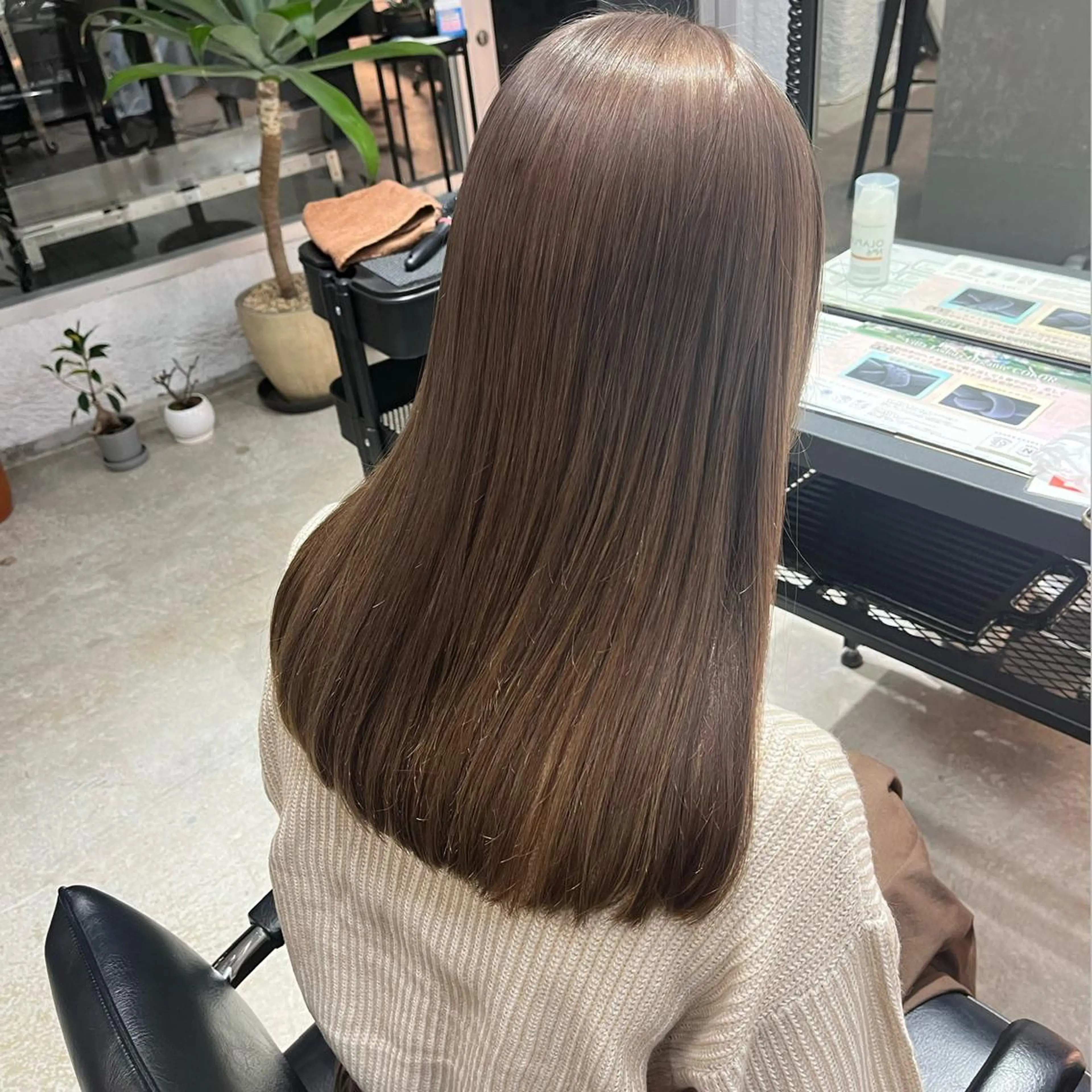 ロング トリートメント ヘアカラー トリートメント baton  hair salon所属・✽透明感ｶﾗｰ ✽ 🍆那須ももこ🍑のヘアスタイル