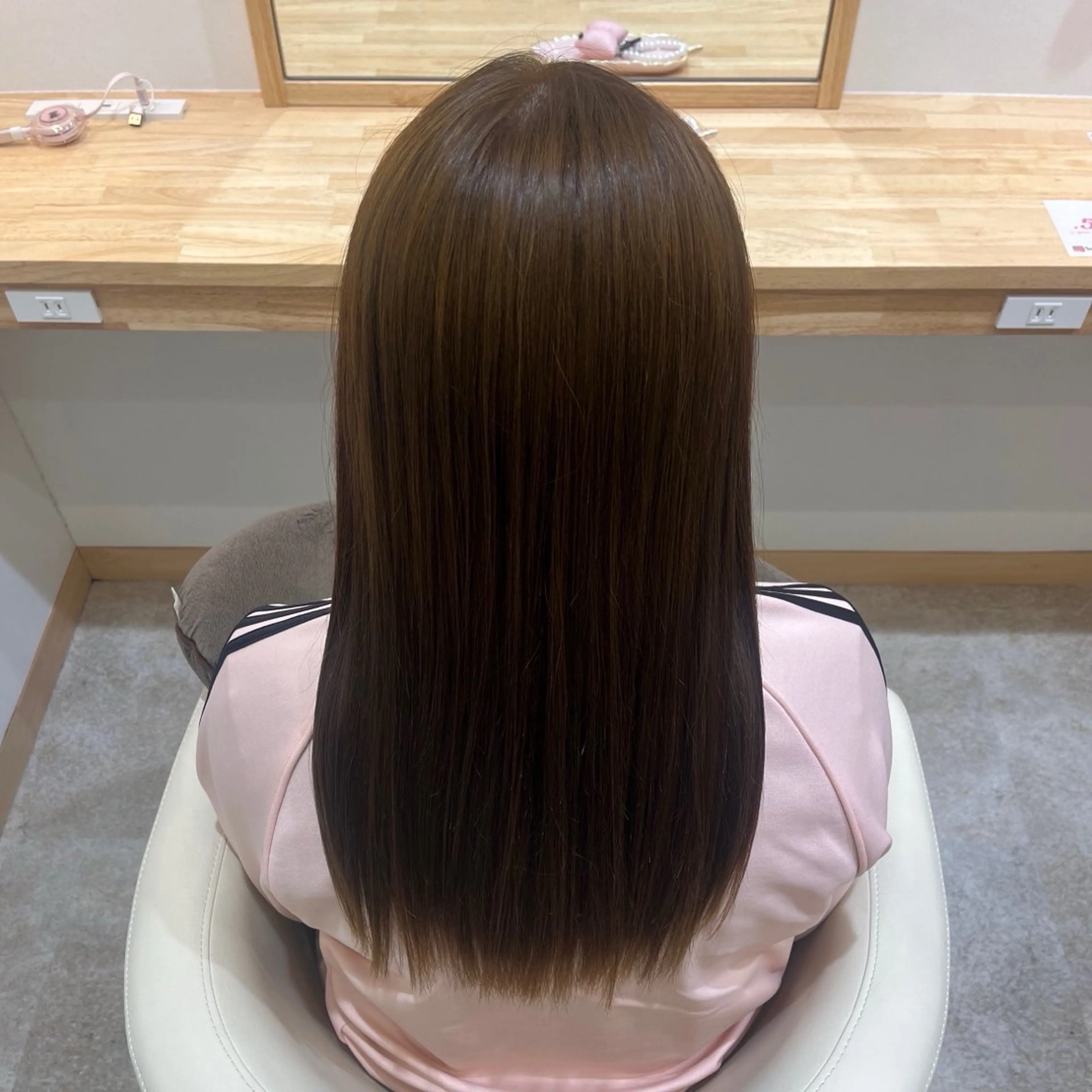 ロング カラー 望愛/レイヤー/ハイ トーン/デザインのヘアスタイル